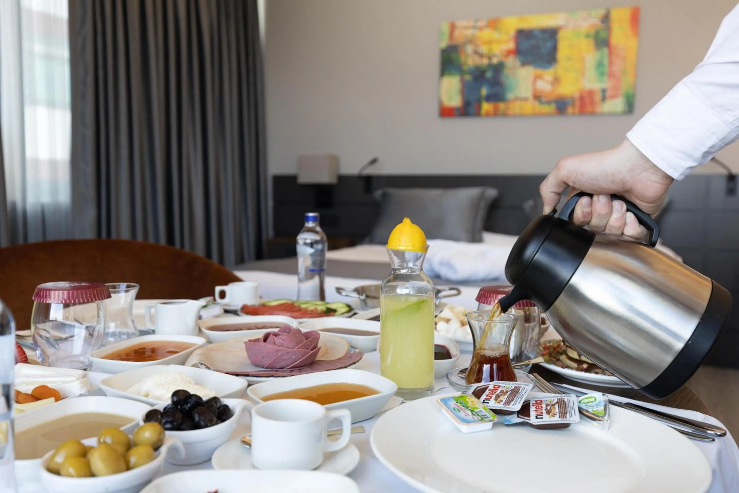 Restaurant/places to eat in The Plaza Hotel Edirne