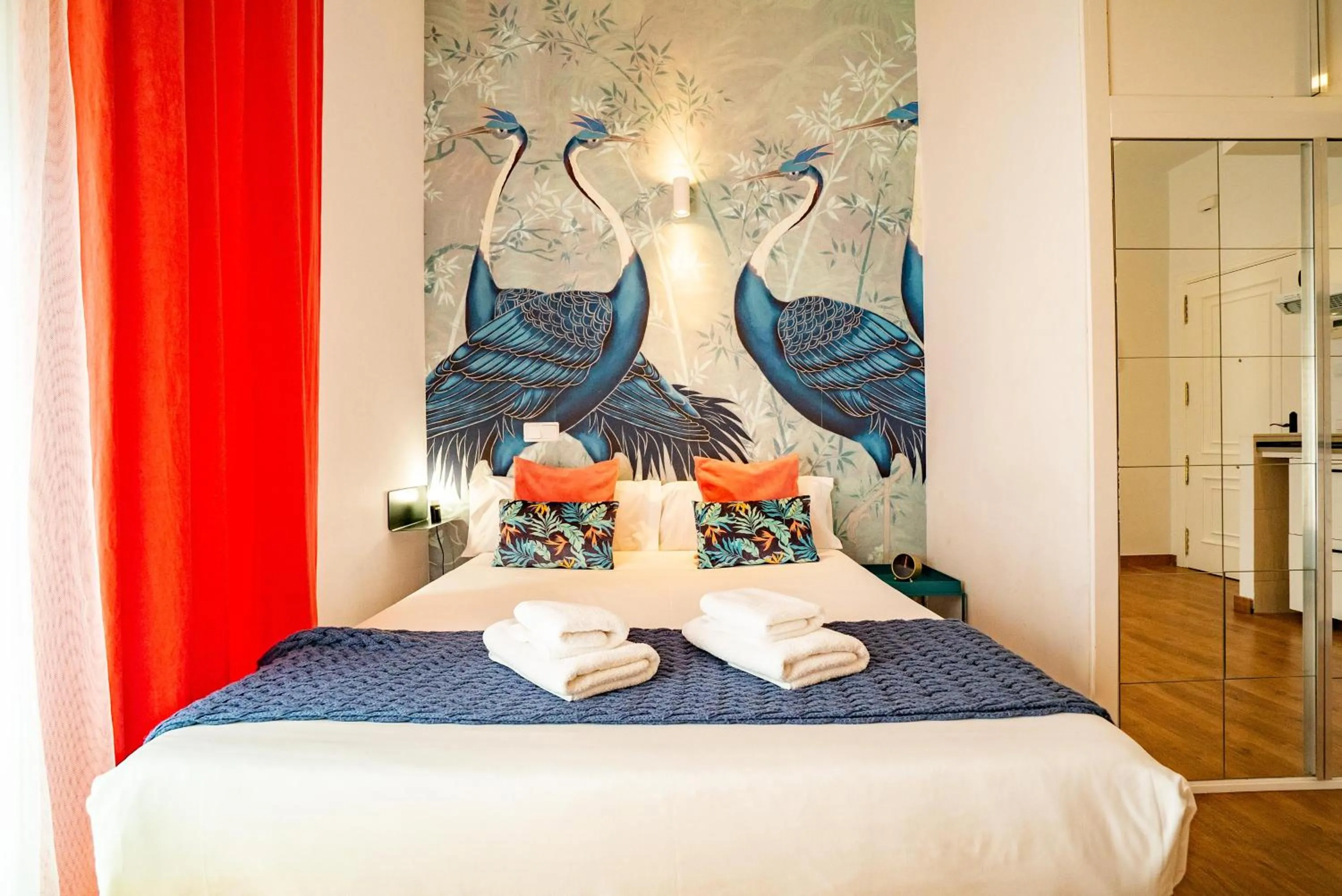 Bed in Smartr Madrid Gran Via 47