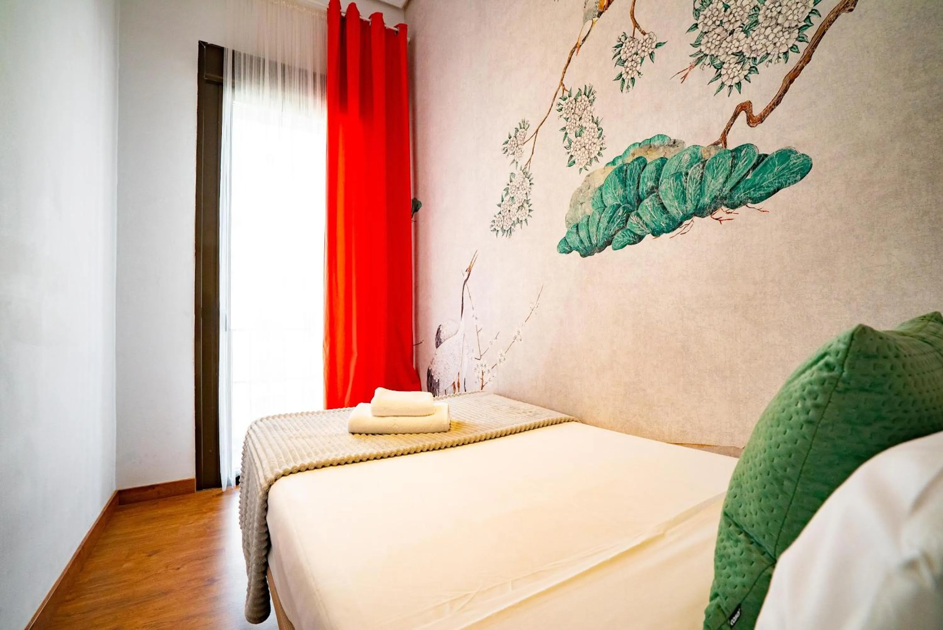 Bed in Smartr Madrid Gran Via 47