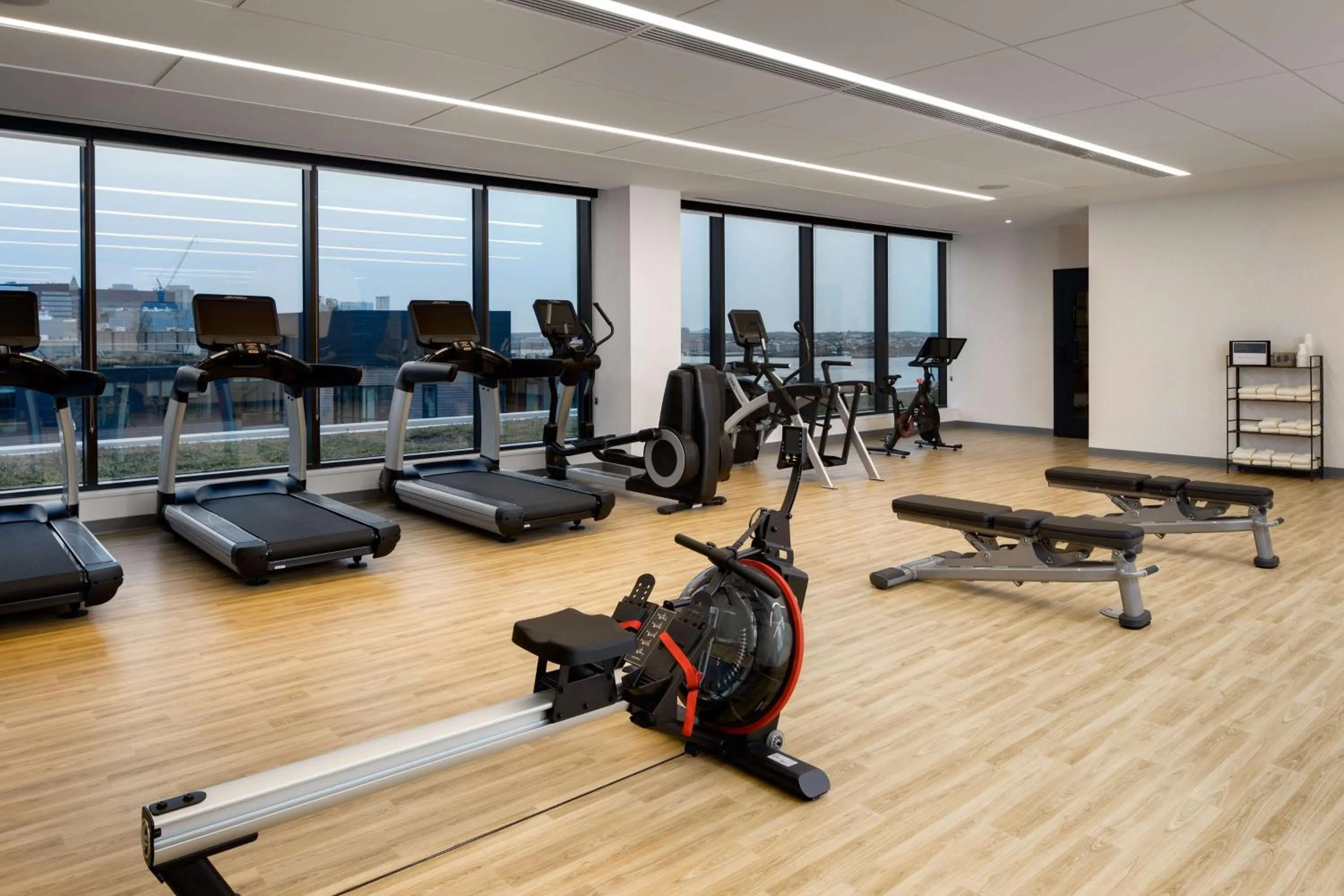 Fitness centre/facilities in Hyatt Place Boston/Seaport District