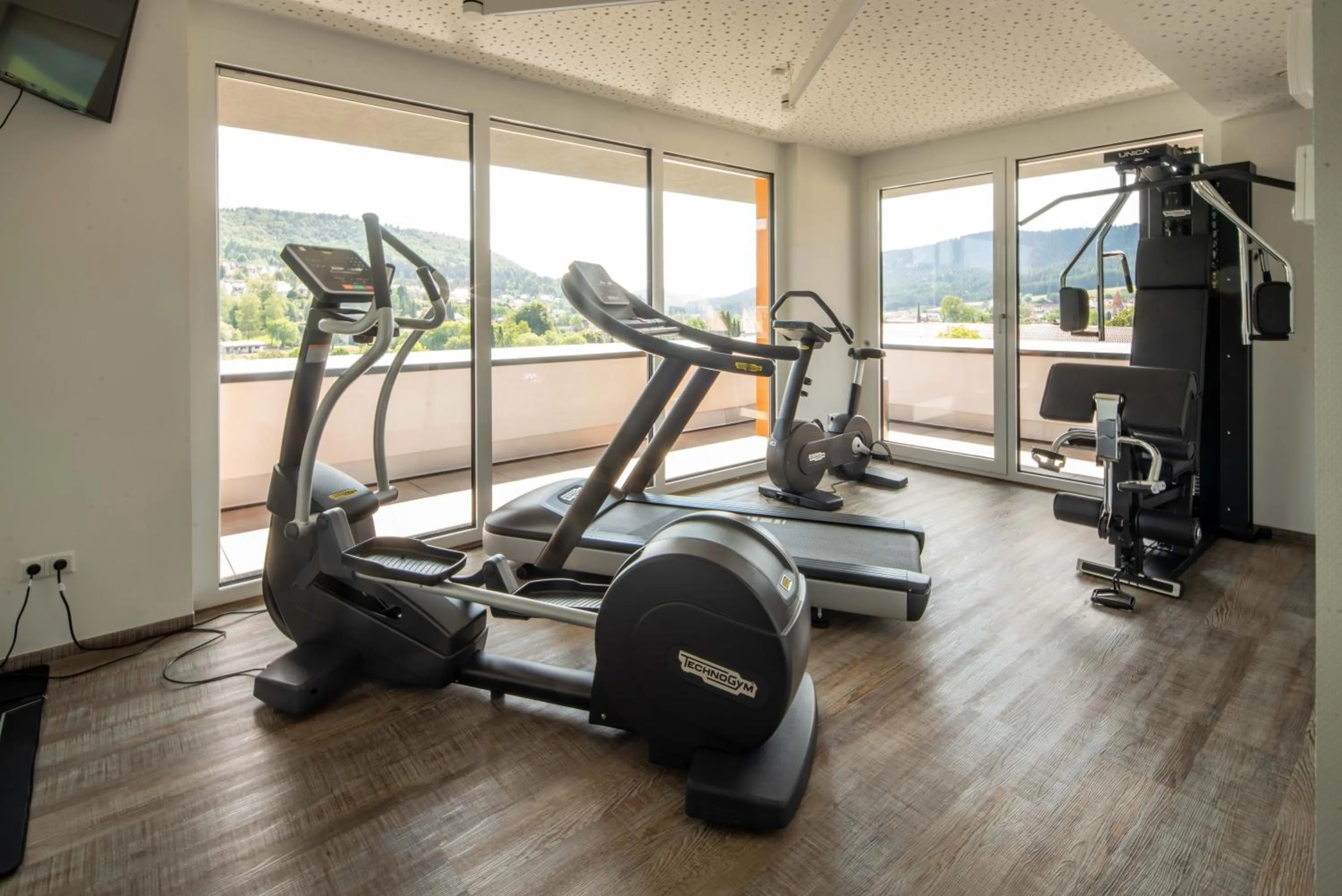 Fitness centre/facilities in Hotel Schlossberg Wehingen