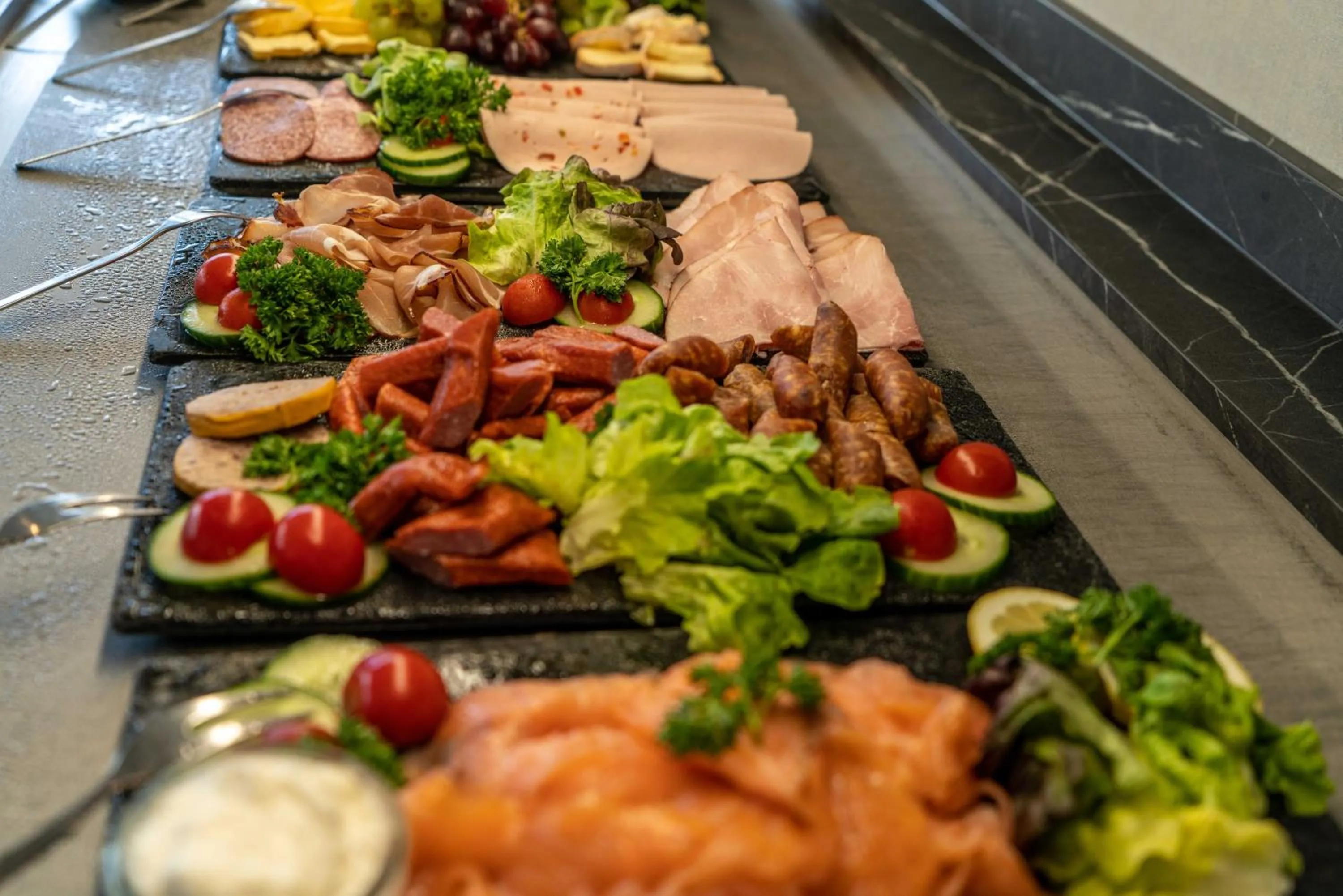 Buffet breakfast in Hotel Schlossberg Wehingen