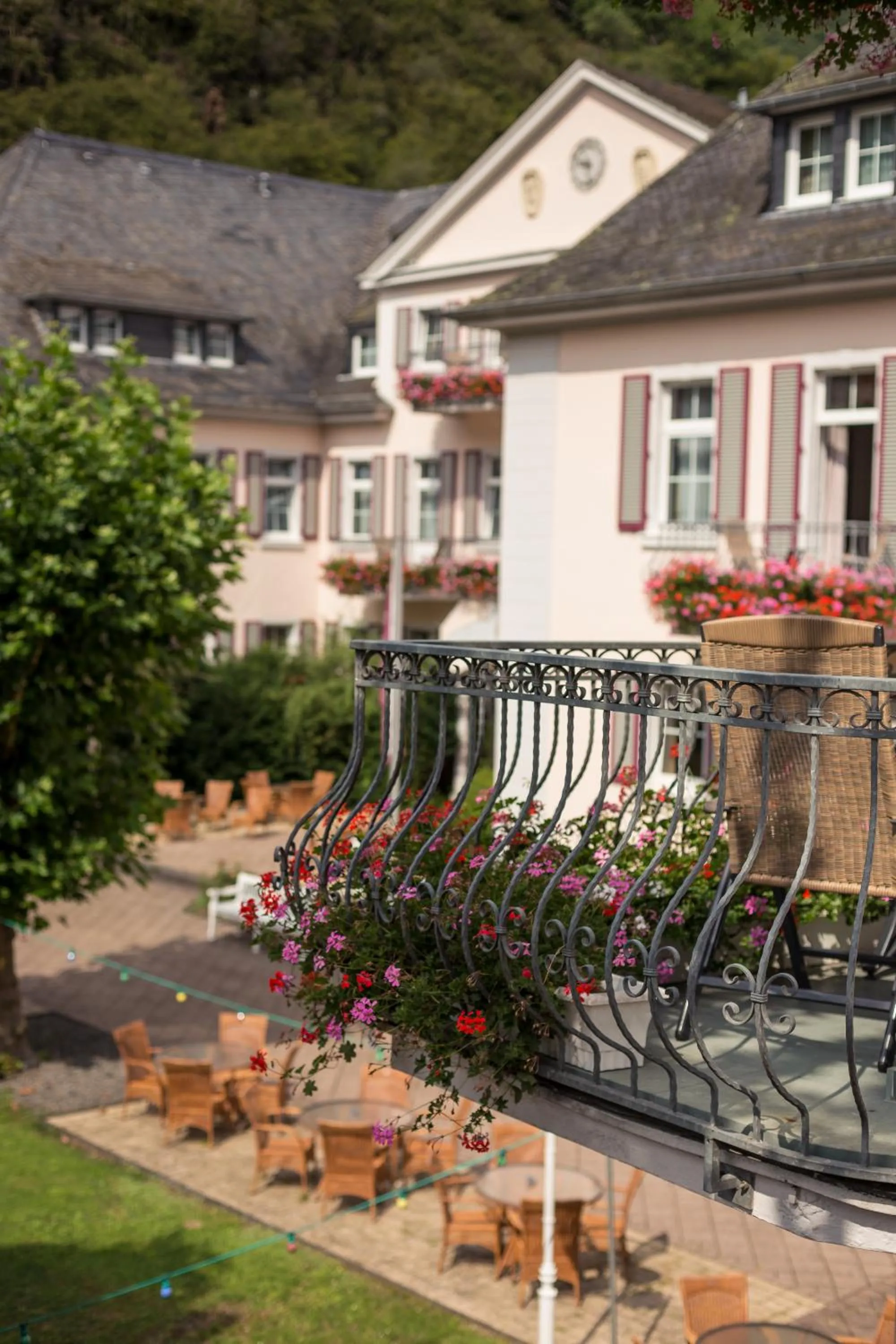 Balcony/Terrace in Hotel Fürstenhof Bad Bertrich