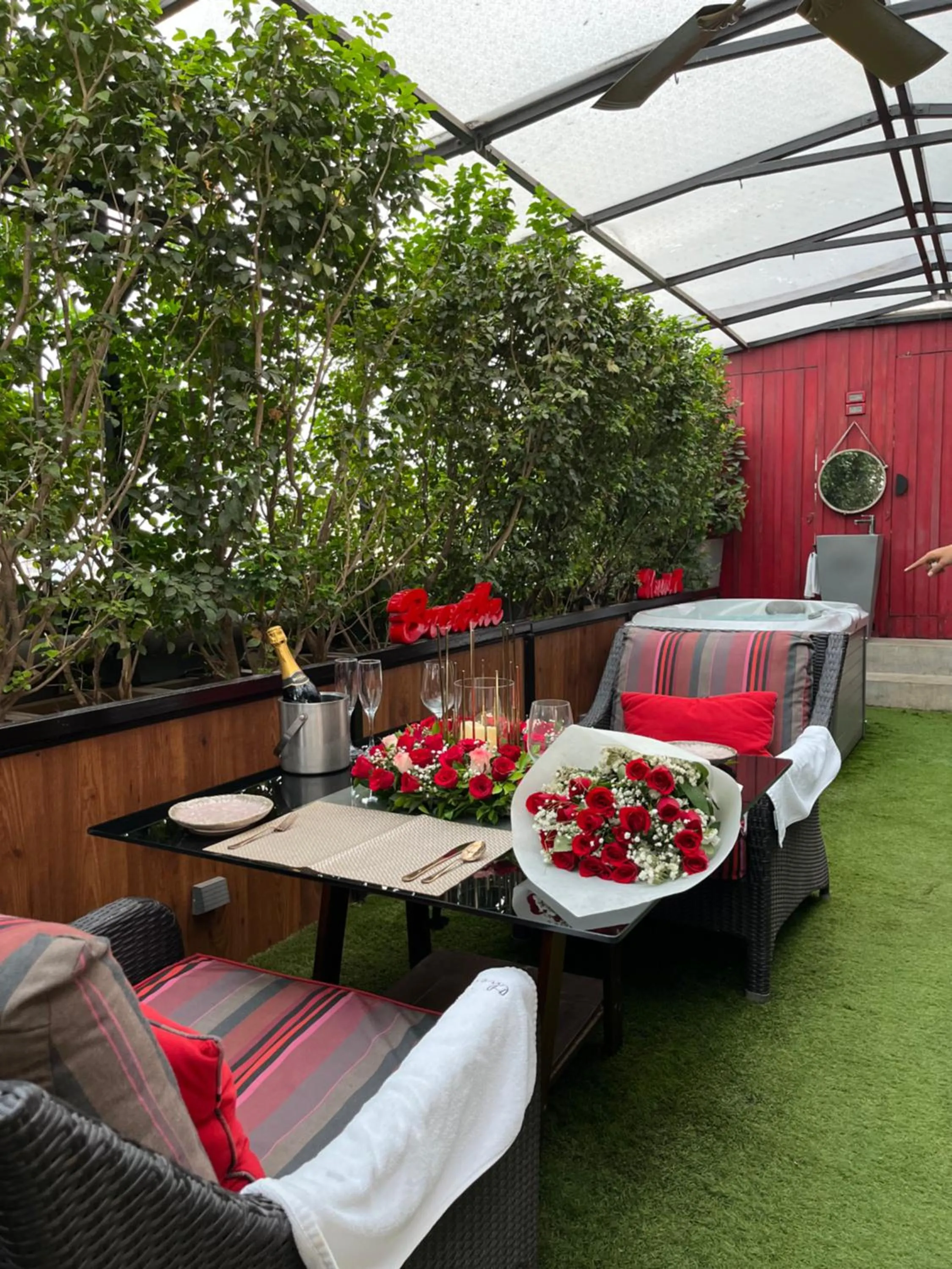 Seating area in Theory9 Premium Service Apartments Bandra