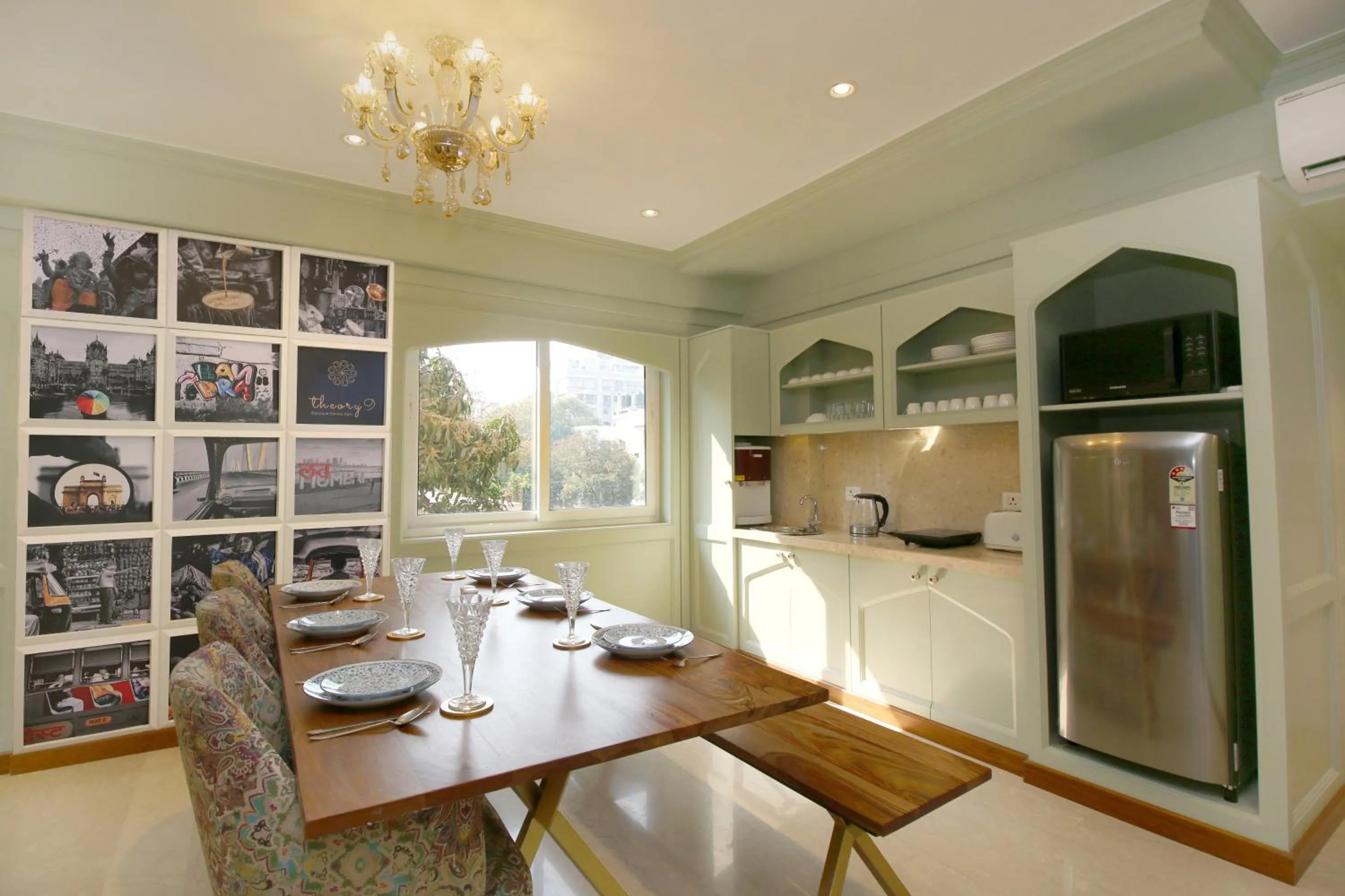 Kitchen or kitchenette in Theory9 Premium Service Apartments Bandra