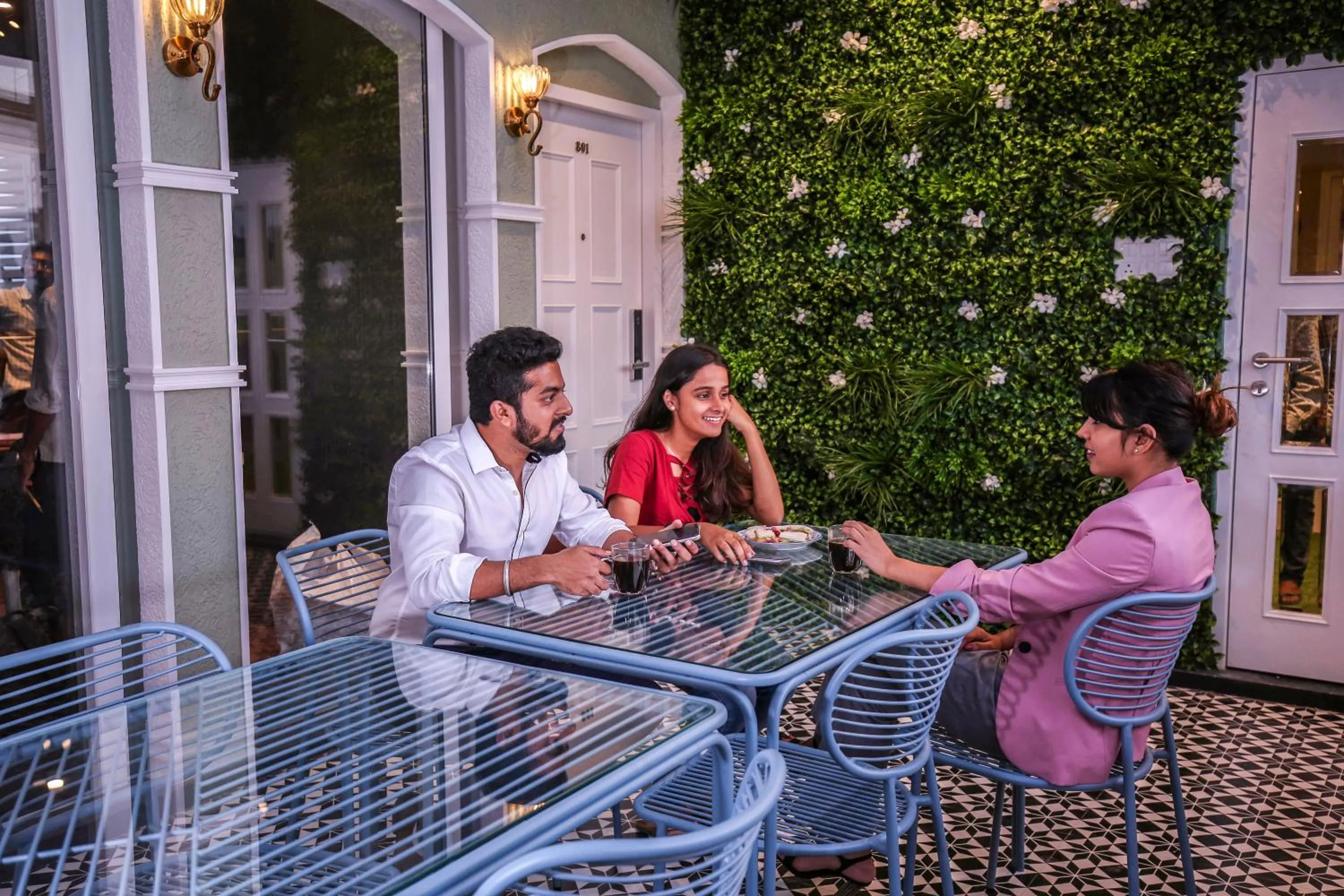 Patio in Theory9 Premium Service Apartments Bandra