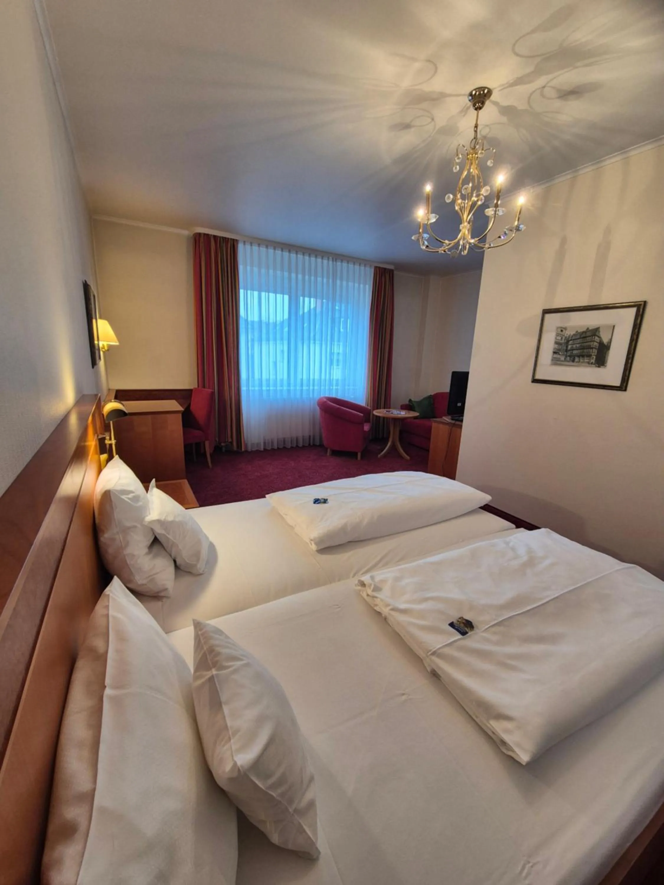 Bed in Hotel Beethoven