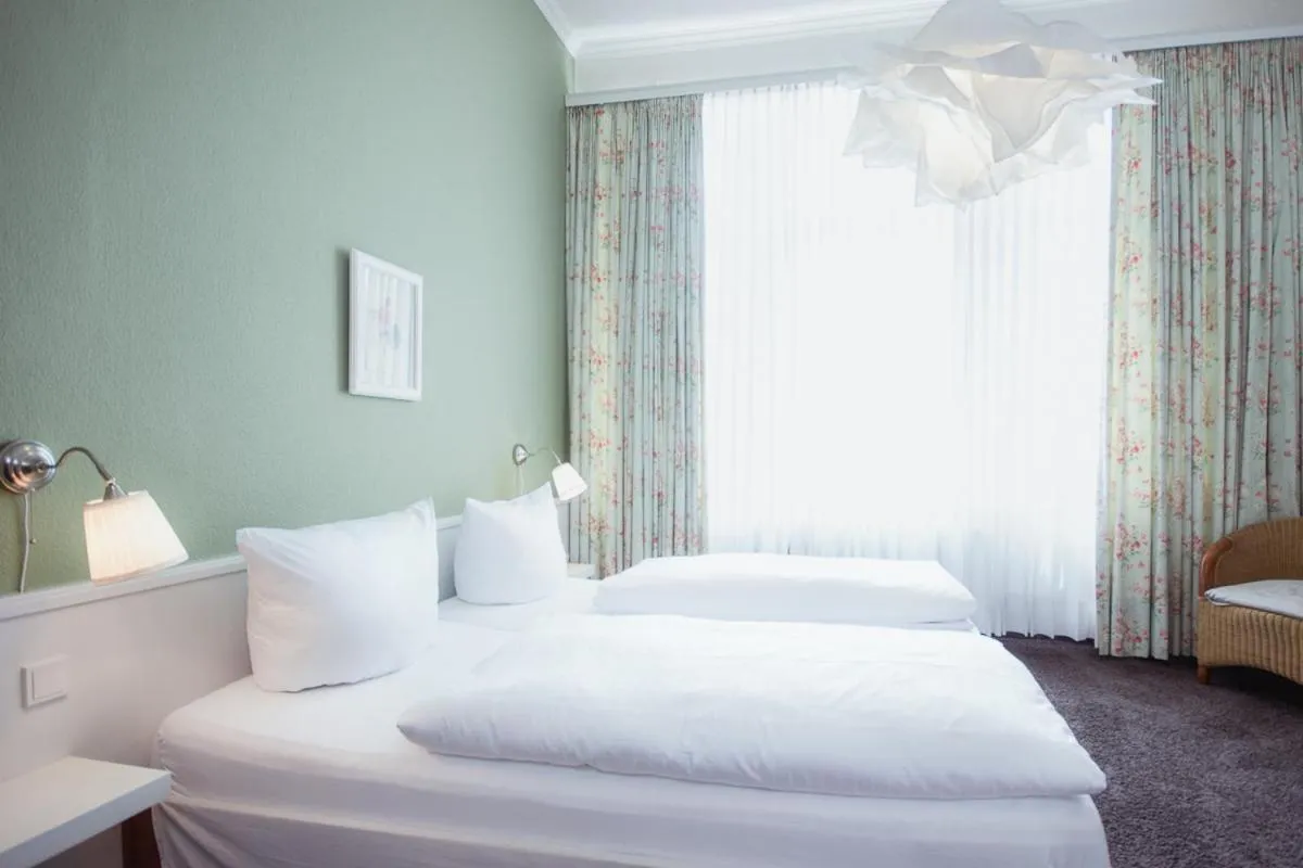 Photo of the whole room, Bed in Hotel Trabener Hof