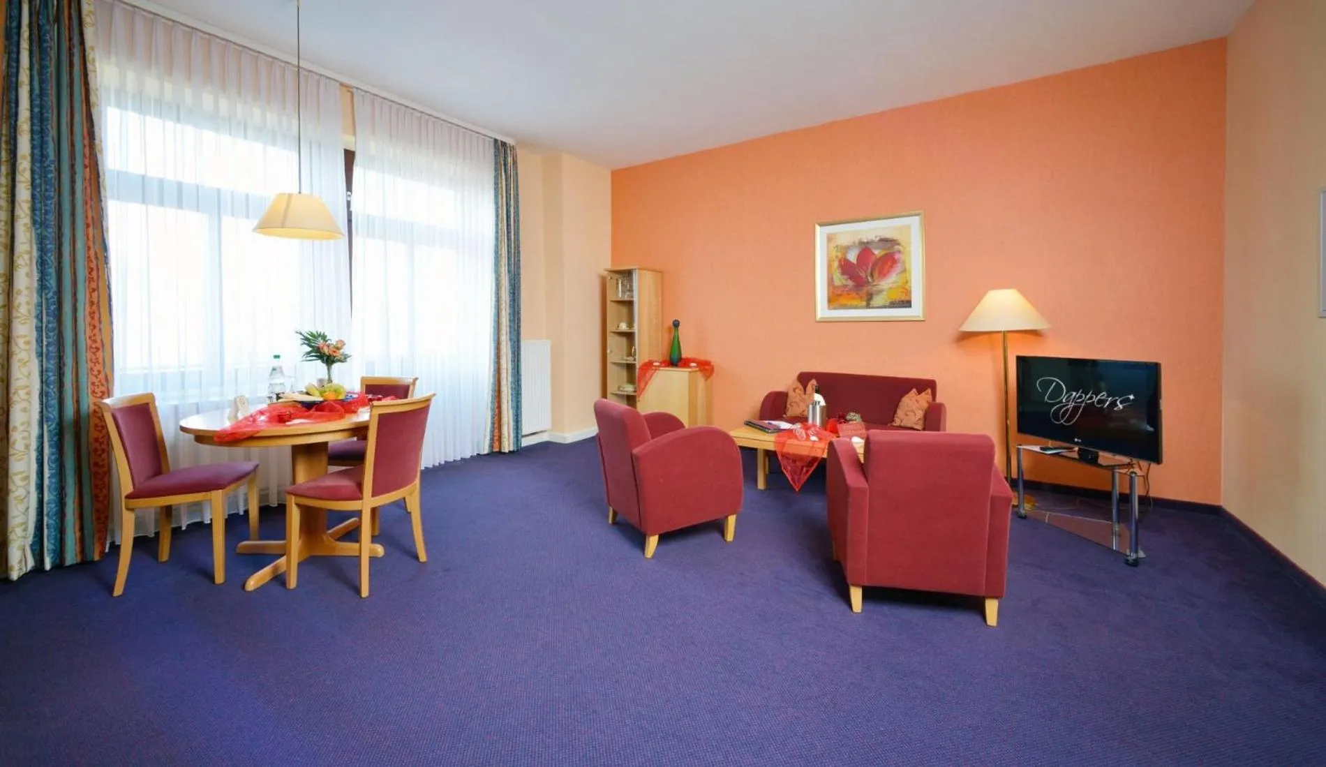 Living room in Dappers Wellness Hotel