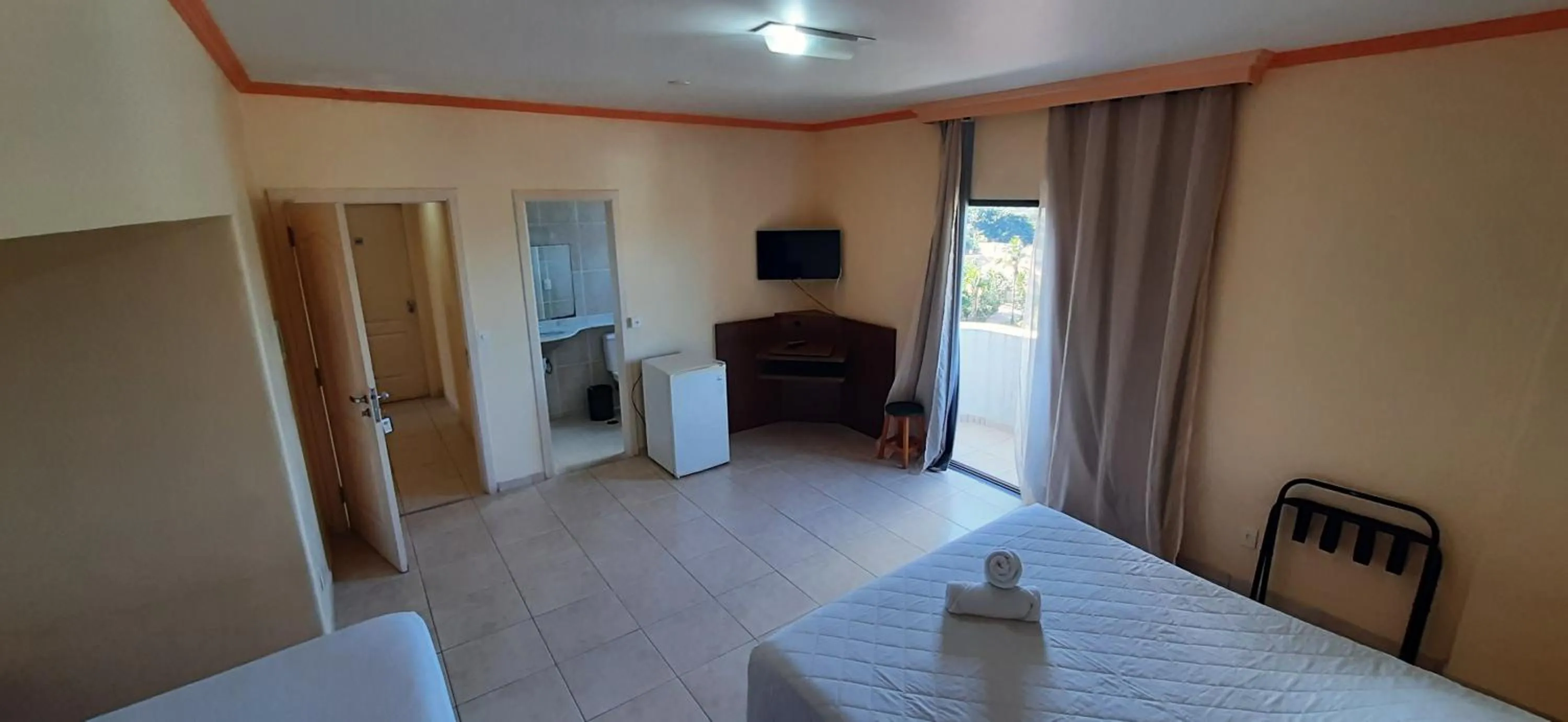 Bed in Hotel Canto do Atlântico