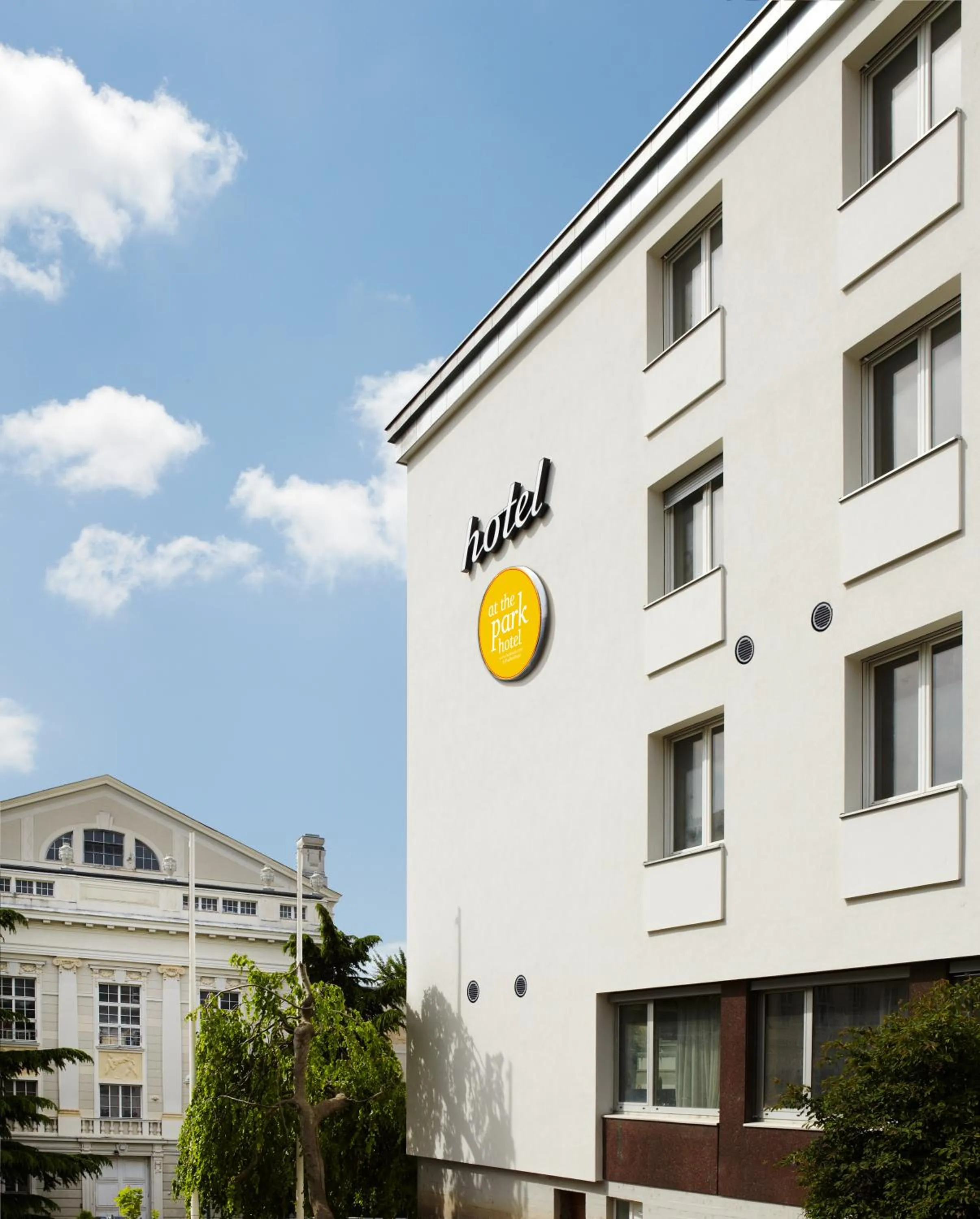 Facade/entrance in At the Park Hotel