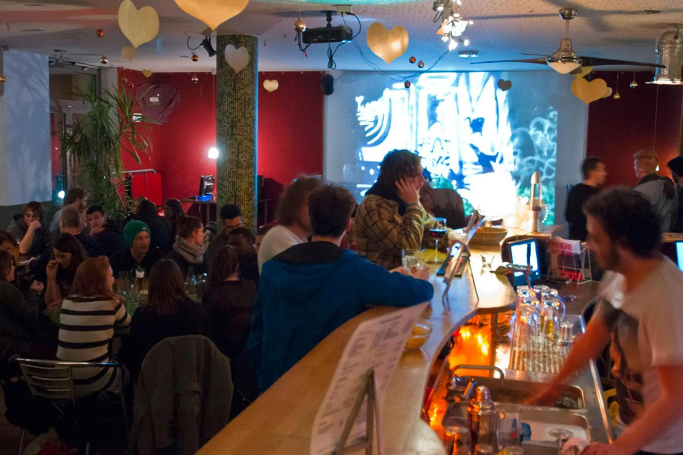 Lobby or reception in Heart of Gold Hostel & Capsules Berlin