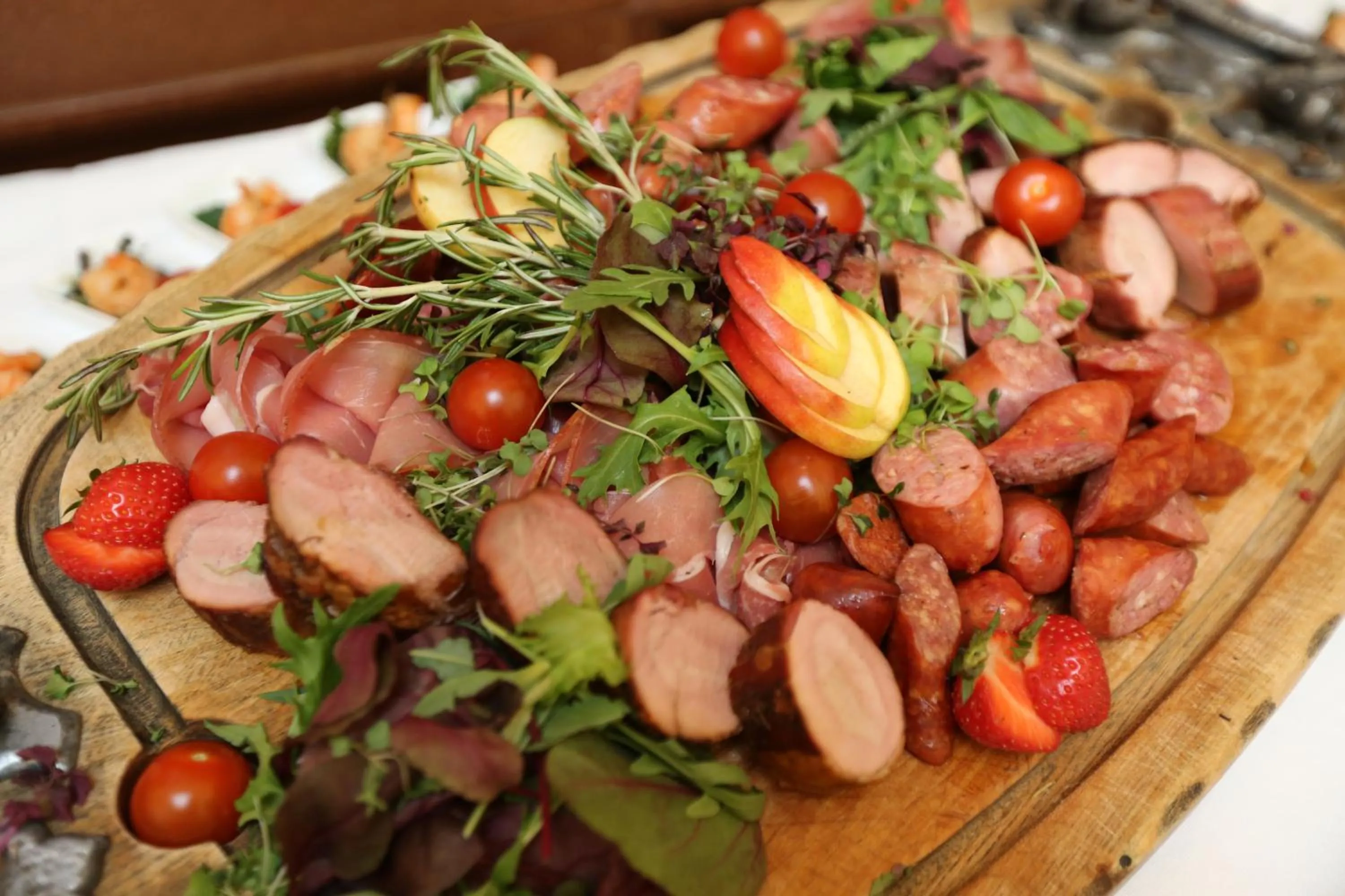 Food close-up in Hotel Elefant