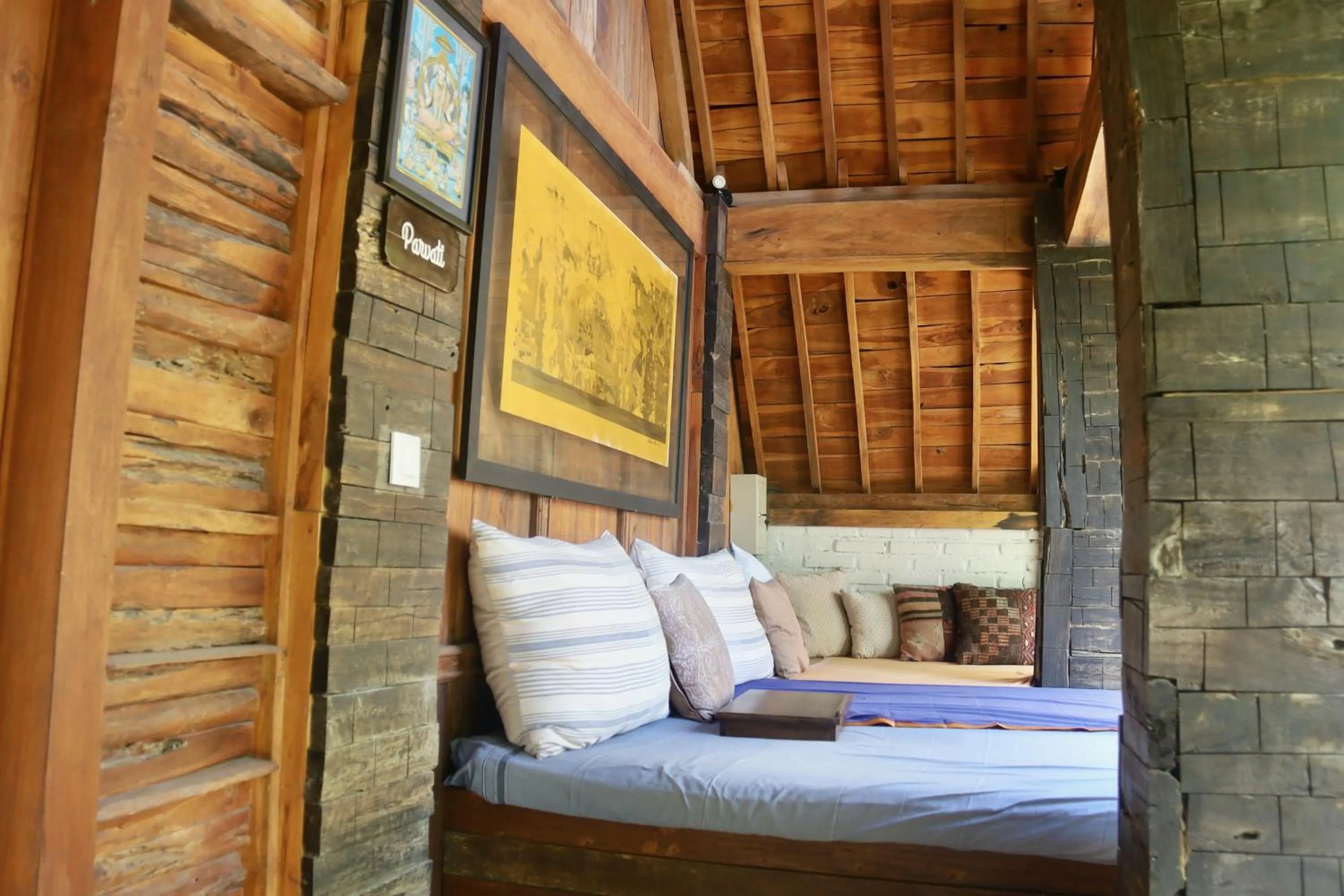 Balcony/Terrace, Bed in Ubuntu Bali Eco Yoga Retreat - CANGGU