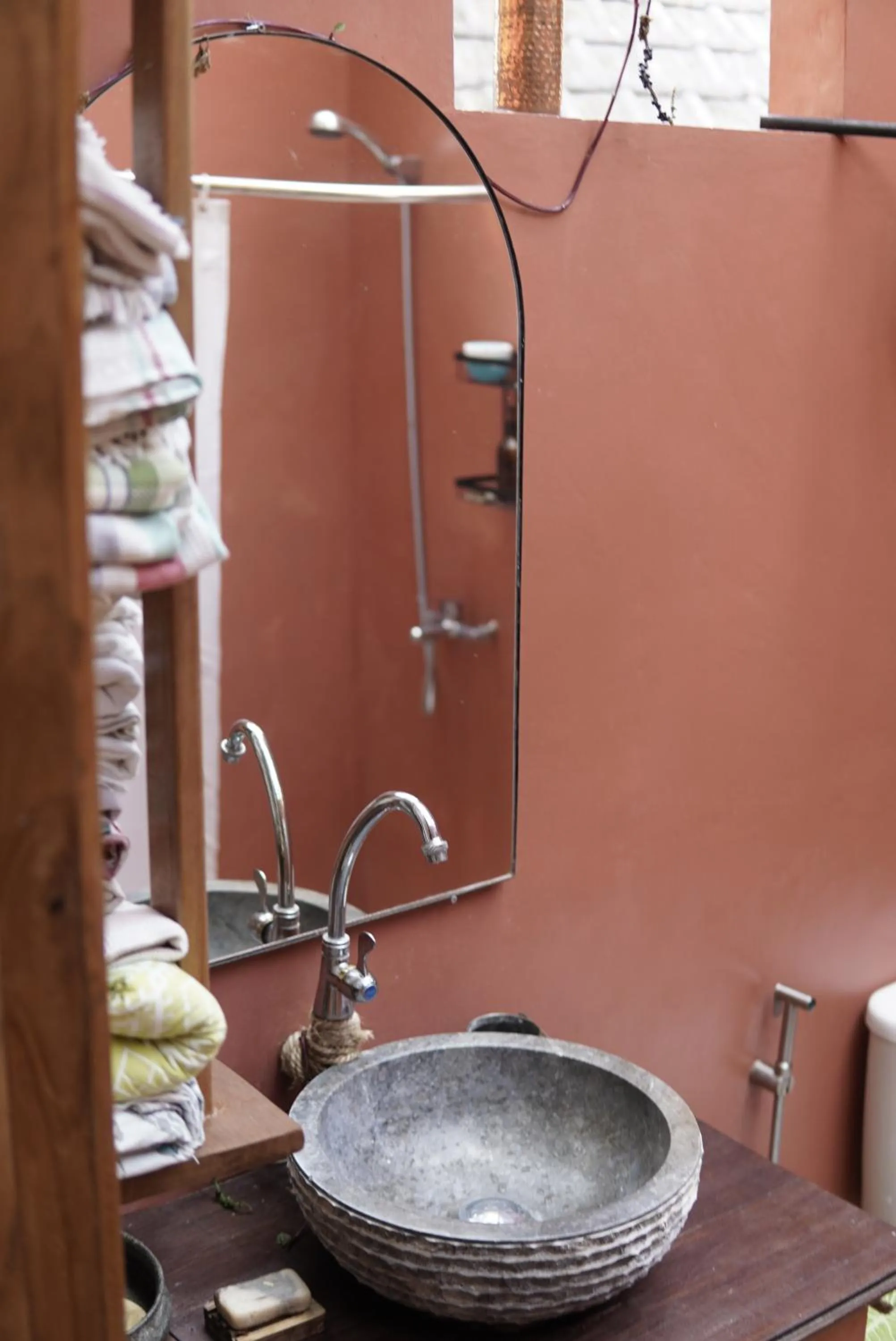 Bathroom in Ubuntu Bali Eco Yoga Retreat - CANGGU