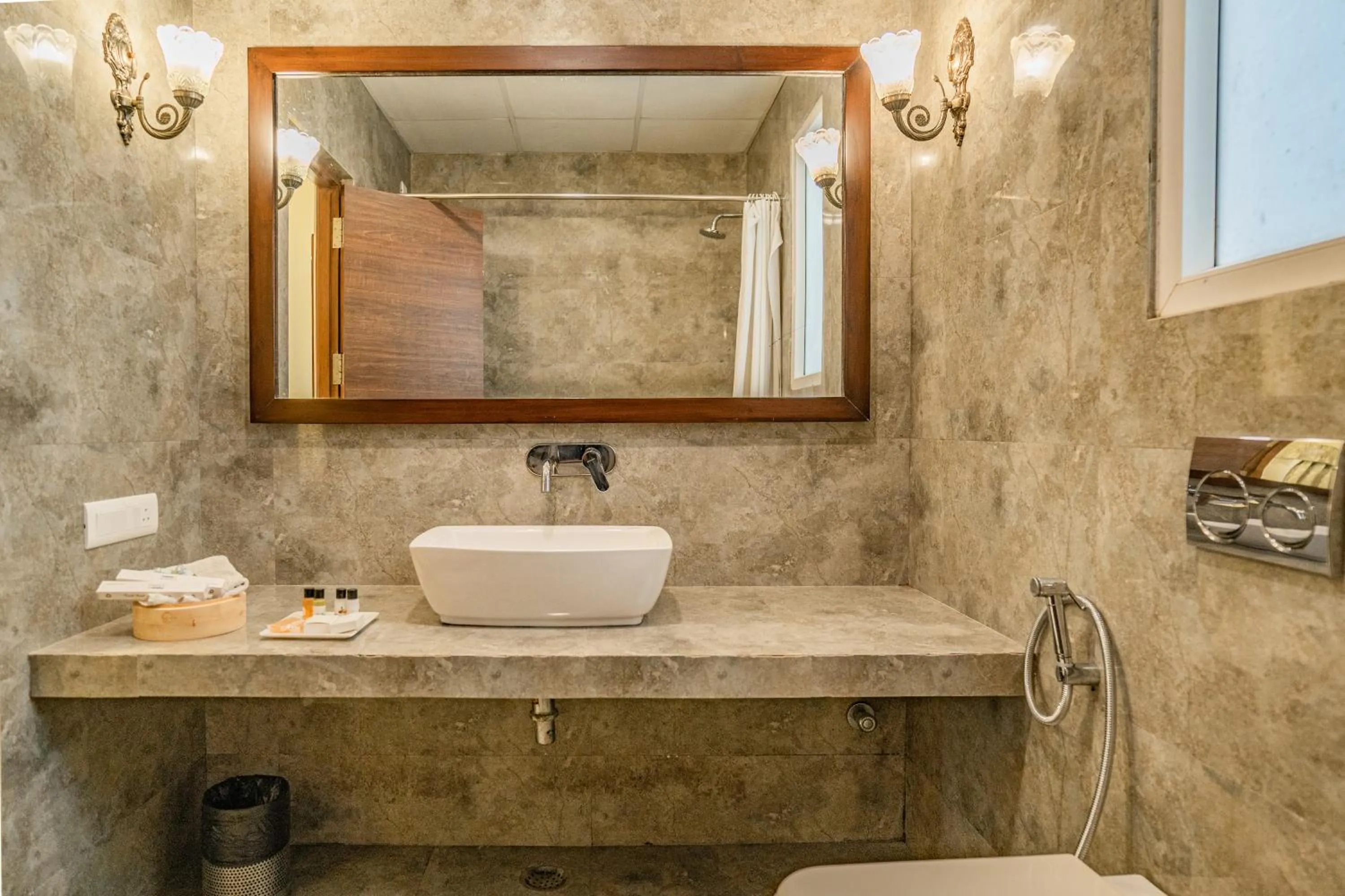Bathroom in Tripli Hotels Shambhu Villas