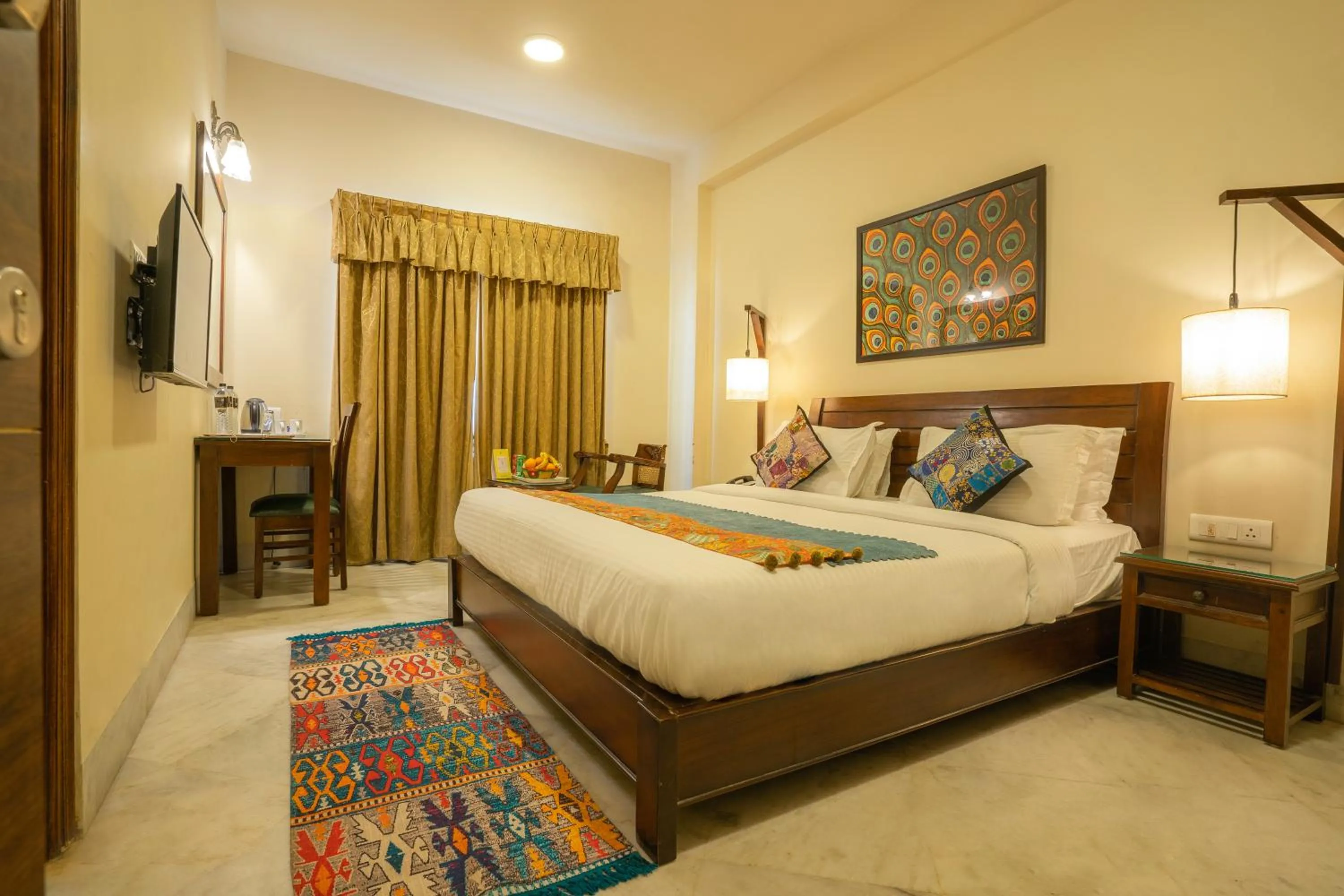Photo of the whole room, Bed in Tripli Hotels Shambhu Villas
