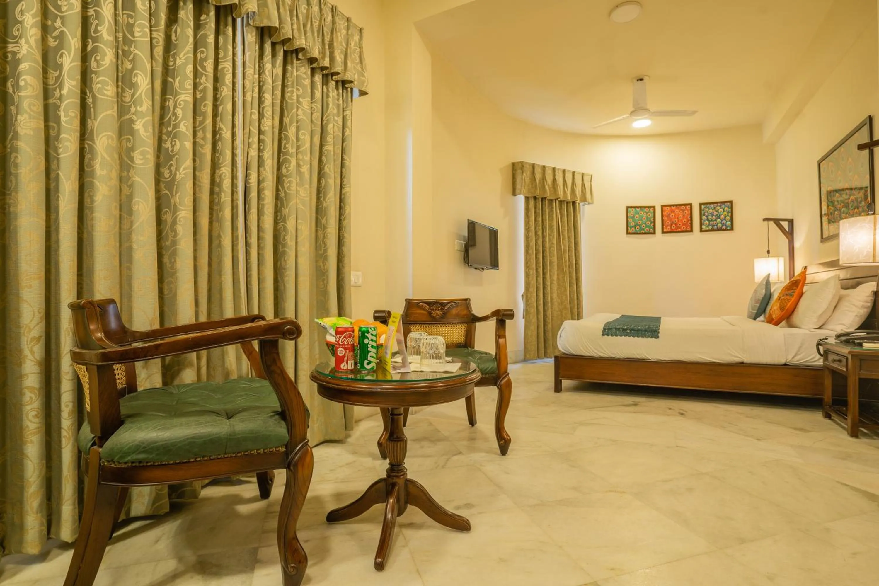 Photo of the whole room, Bed in Tripli Hotels Shambhu Villas
