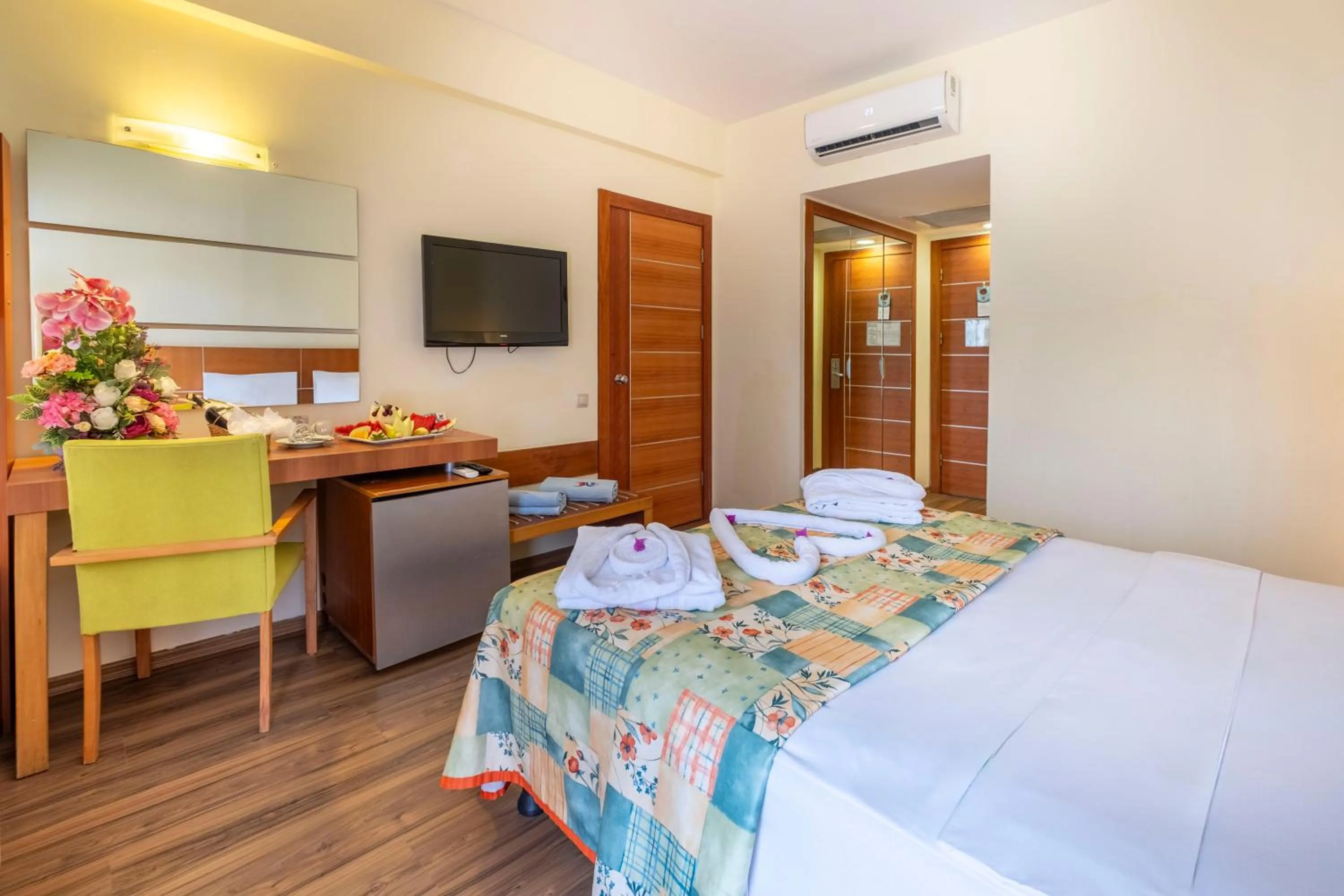 Bed in Viking Park Hotel