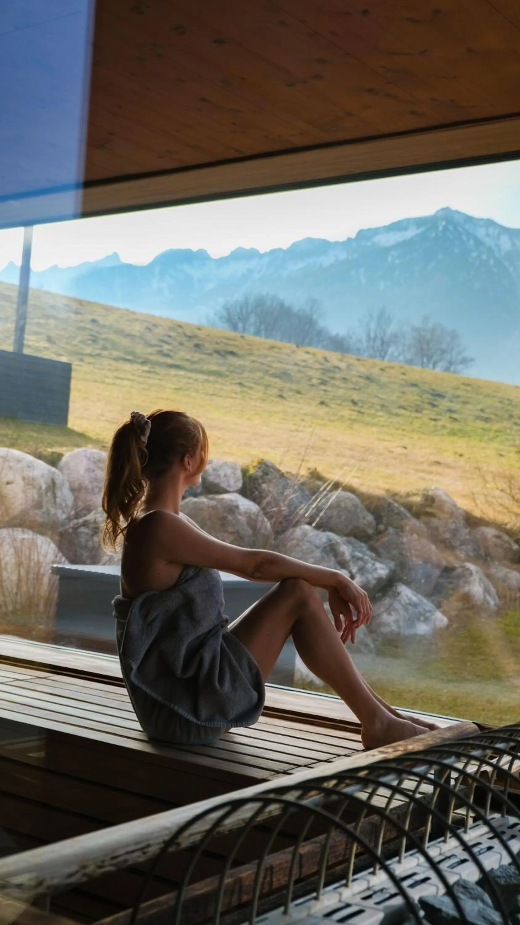 Sauna in Klosterhof – Alpine Hideaway & Spa