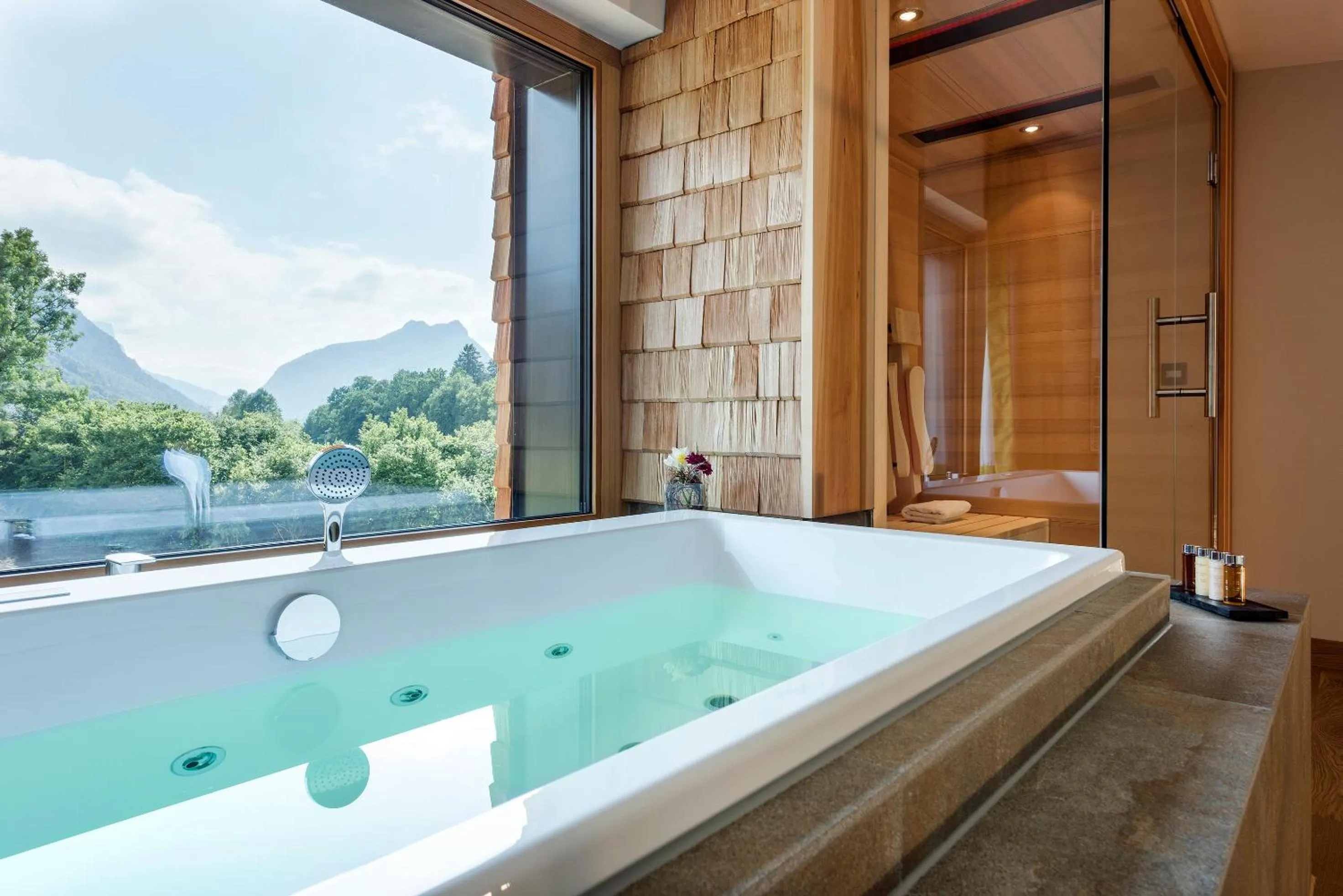 Sauna in Klosterhof – Alpine Hideaway & Spa