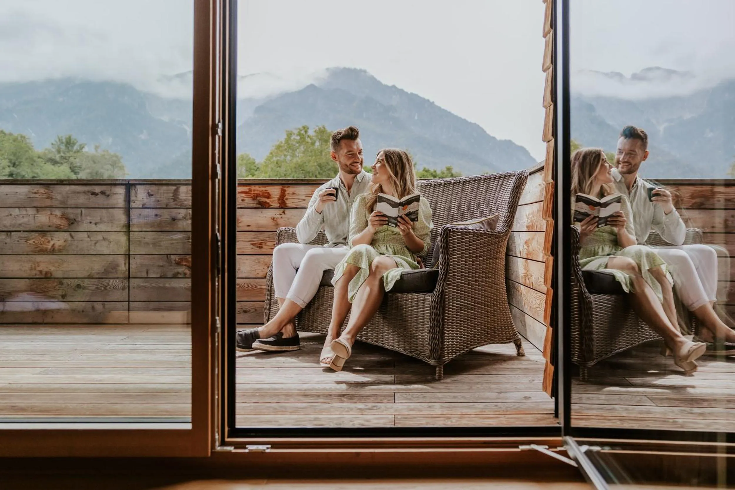 Balcony/Terrace in Klosterhof – Alpine Hideaway & Spa