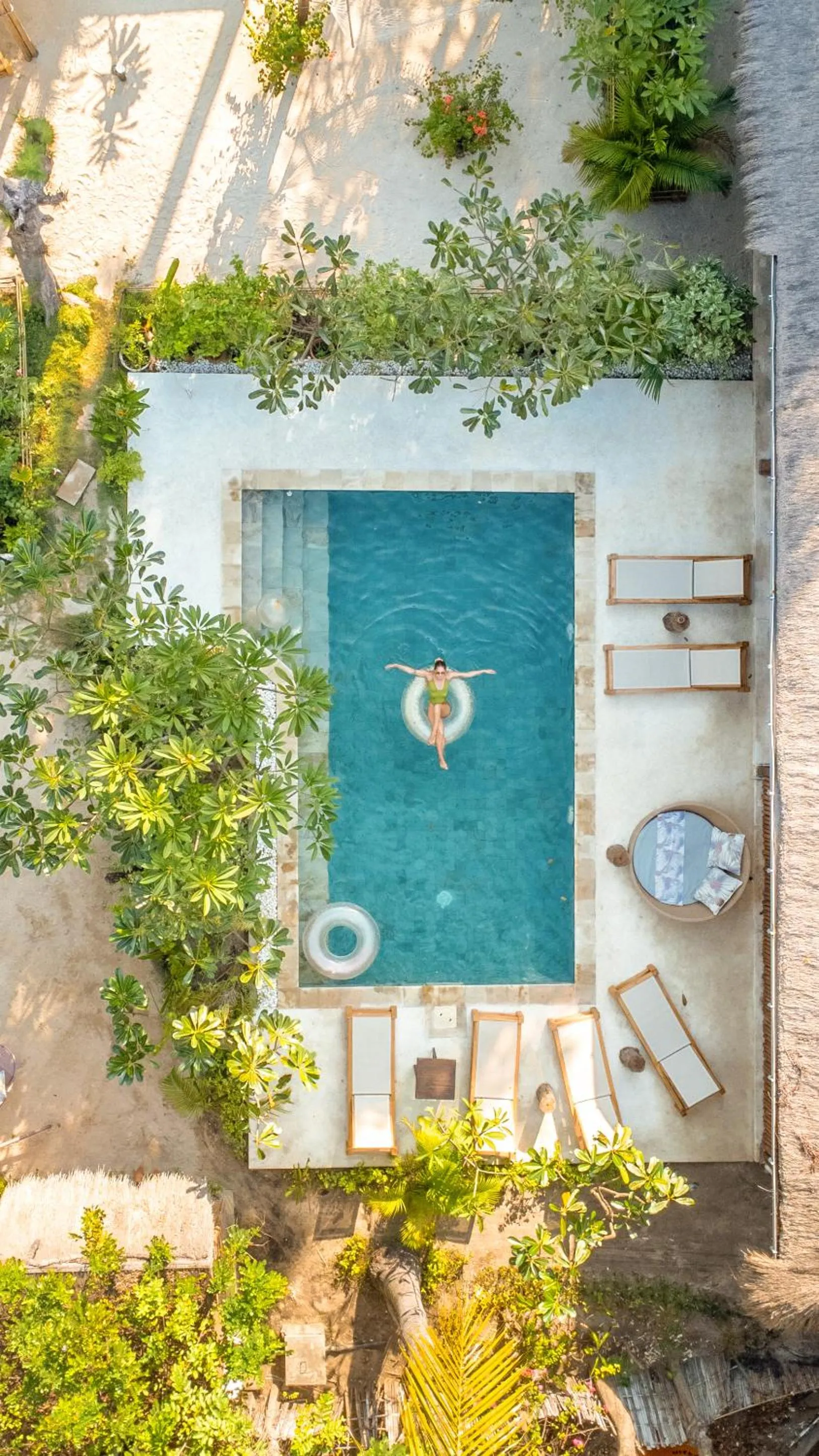 Bird's eye view in La Cocoteraie Ecolodge - Luxury Glamping Tents