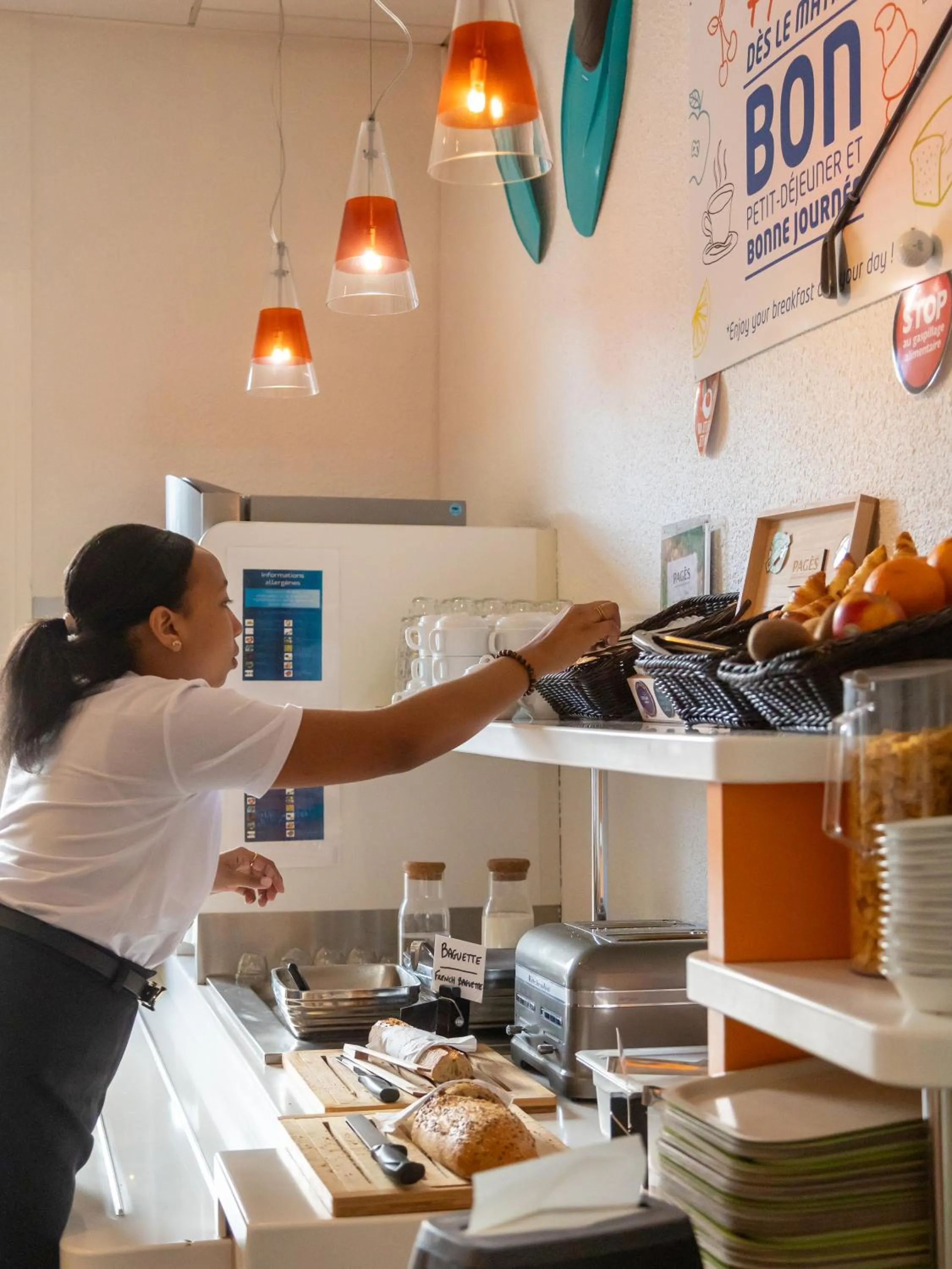 Buffet breakfast in ibis budget Le Puy En Velay