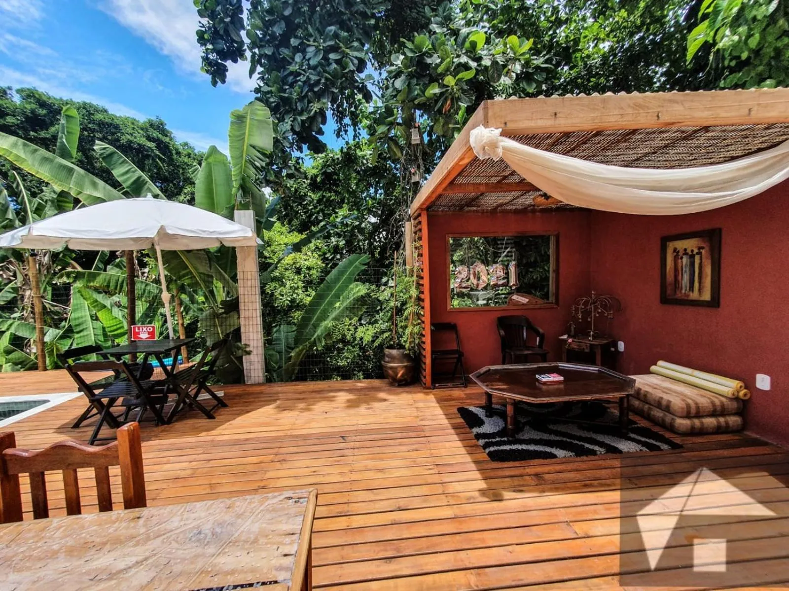 Seating area in Villa Handam