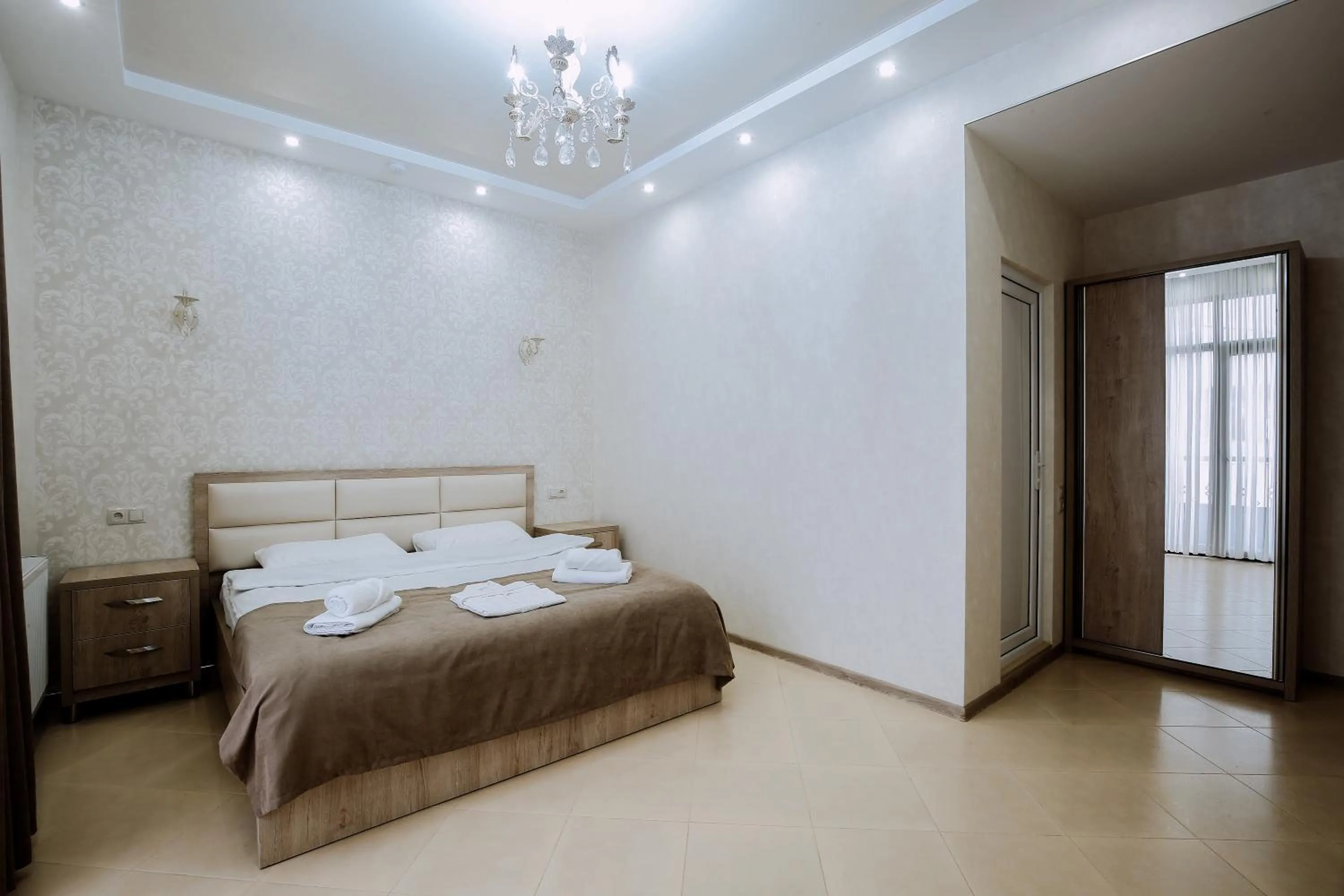 Bed in Tbilisi Sea Hotel