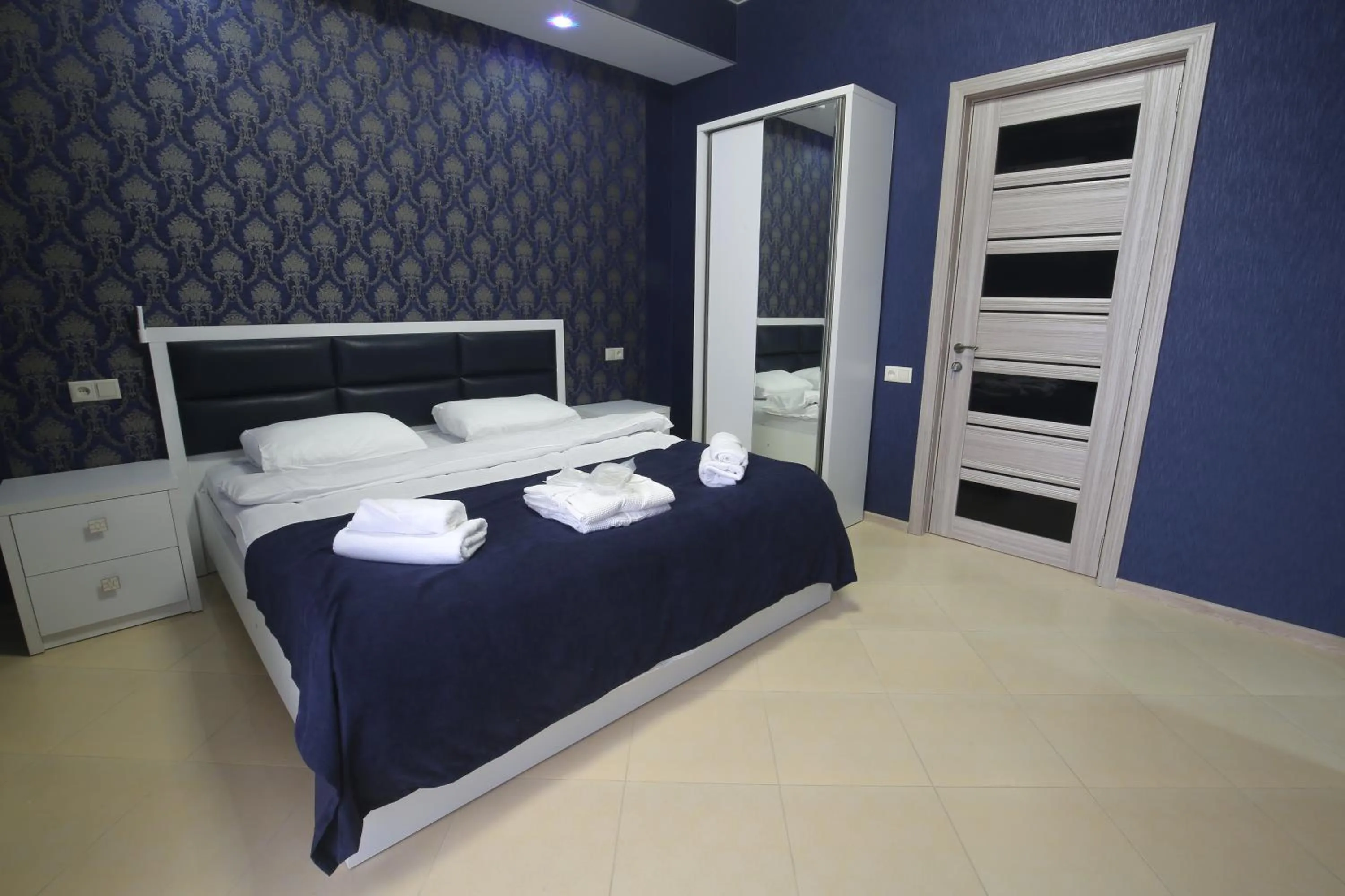 Bed in Tbilisi Sea Hotel