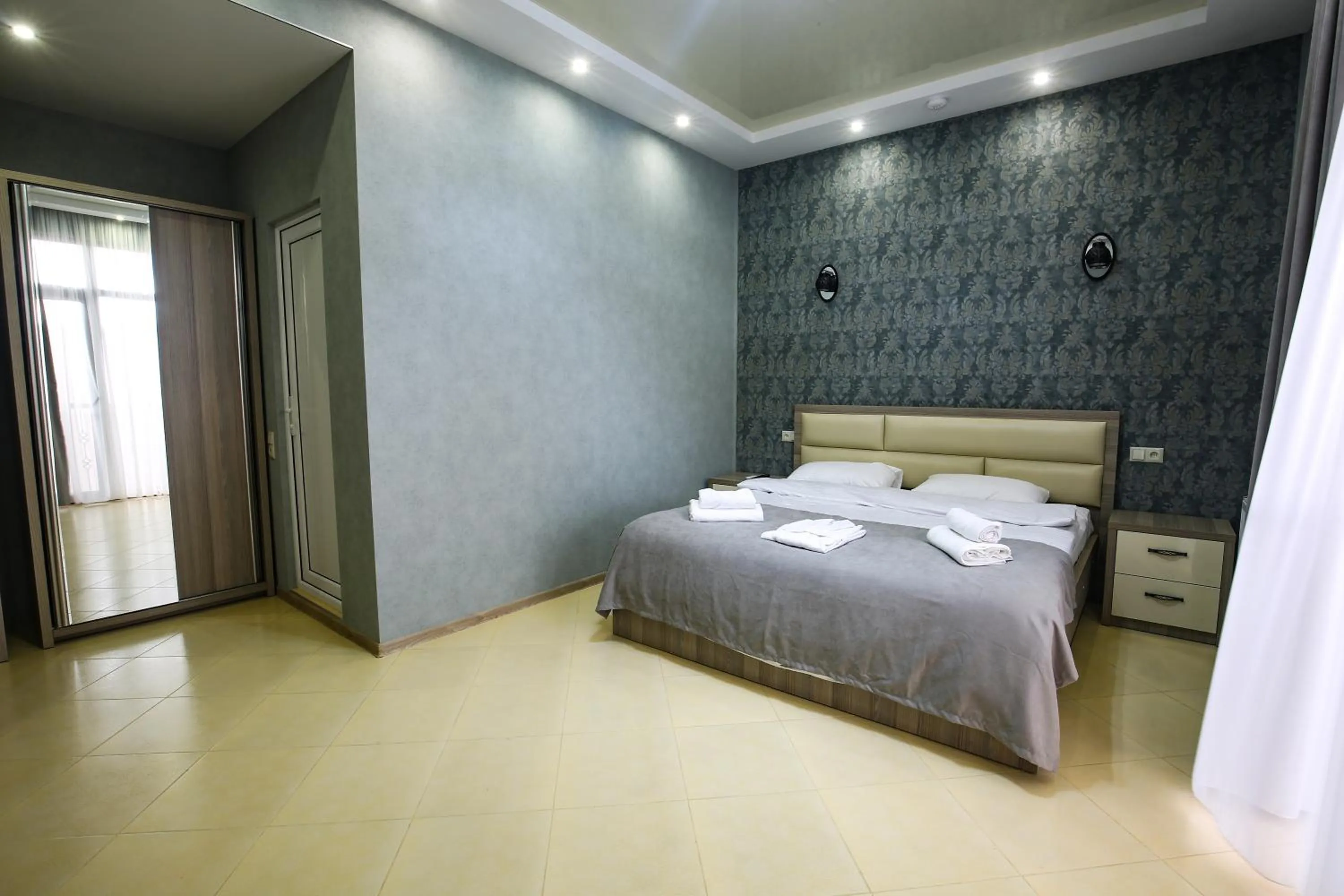 Bed in Tbilisi Sea Hotel