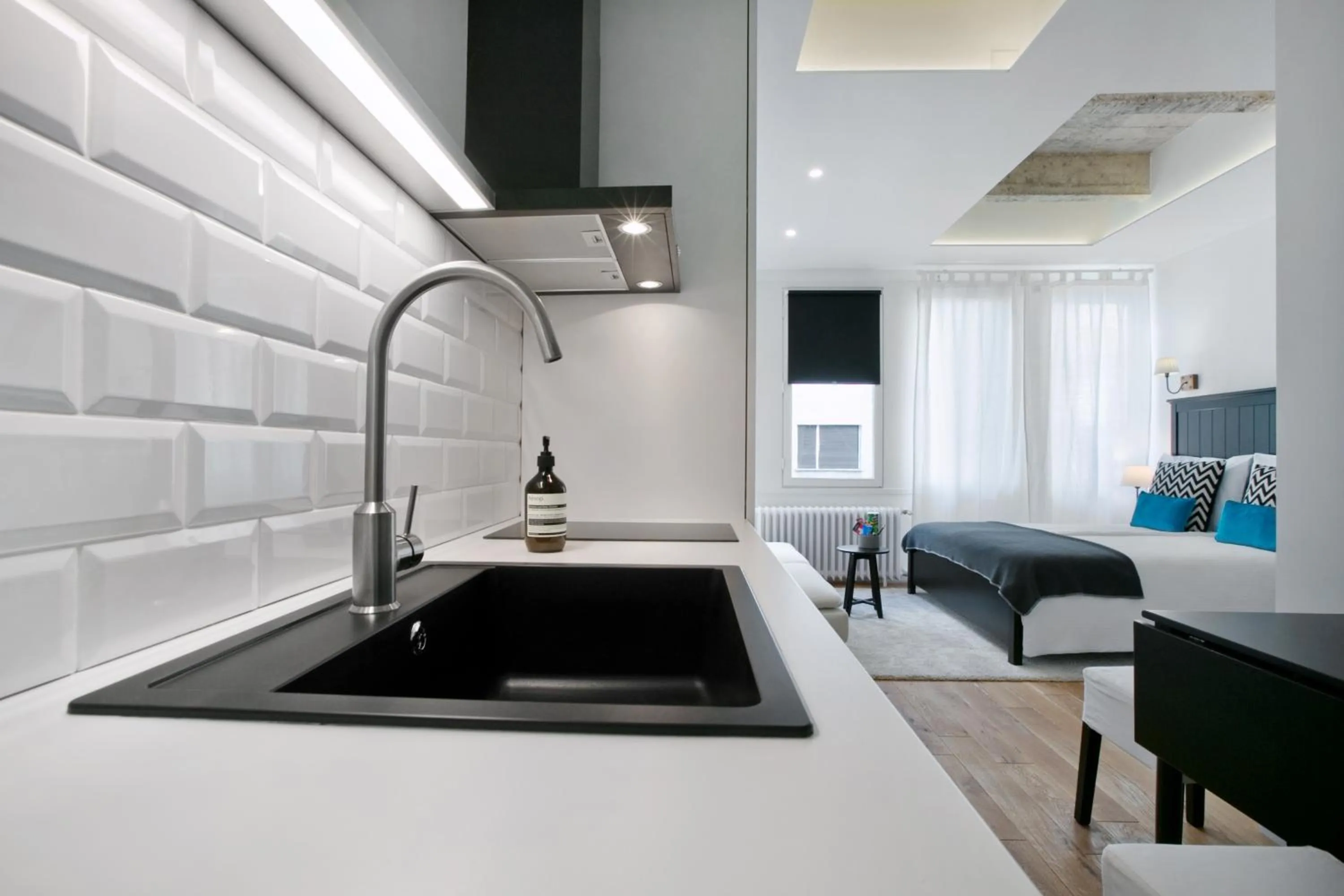 Kitchen or kitchenette, Bed in Apartments Angel, Zagreb City Center, Just 50 m from Main Square