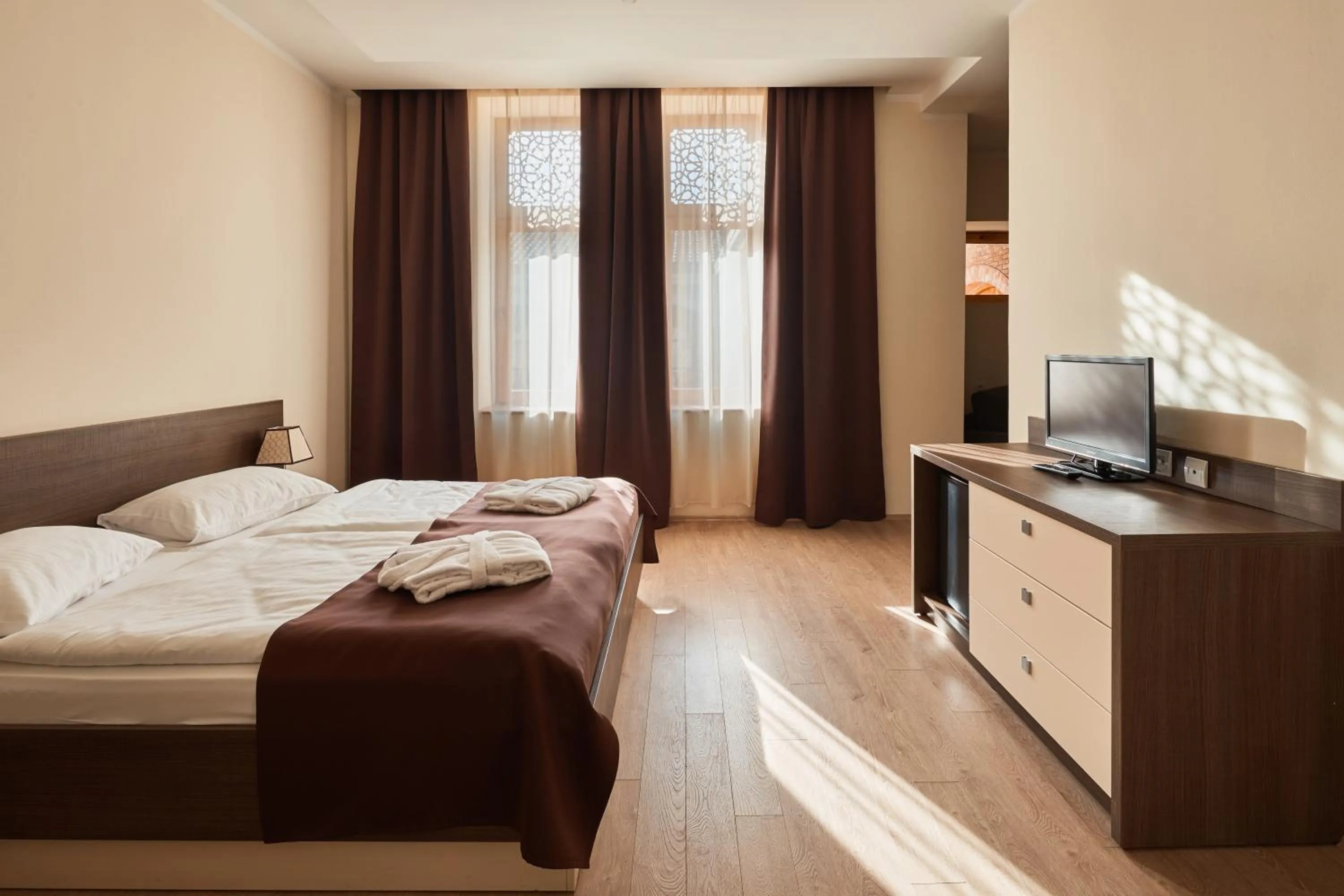 Bed in Hotel Gino Wellness Rabath