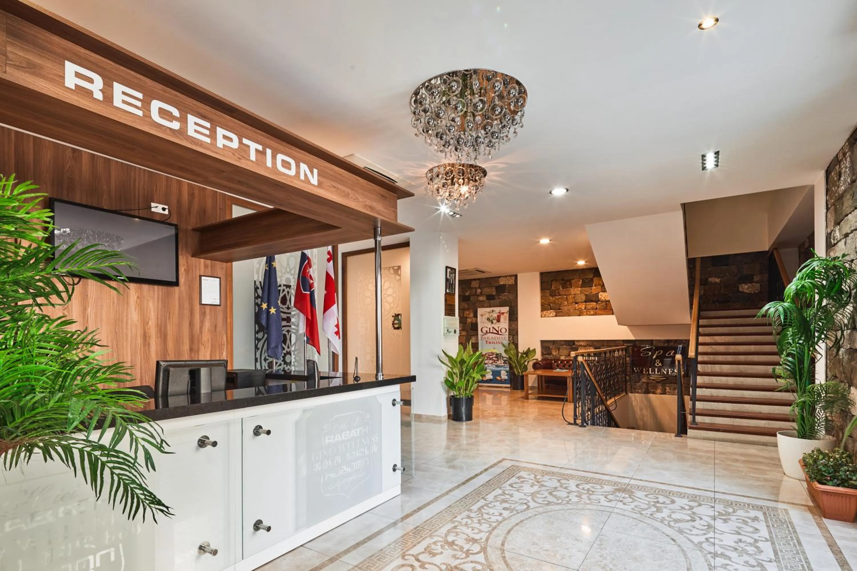 Lobby or reception in Hotel Gino Wellness Rabath