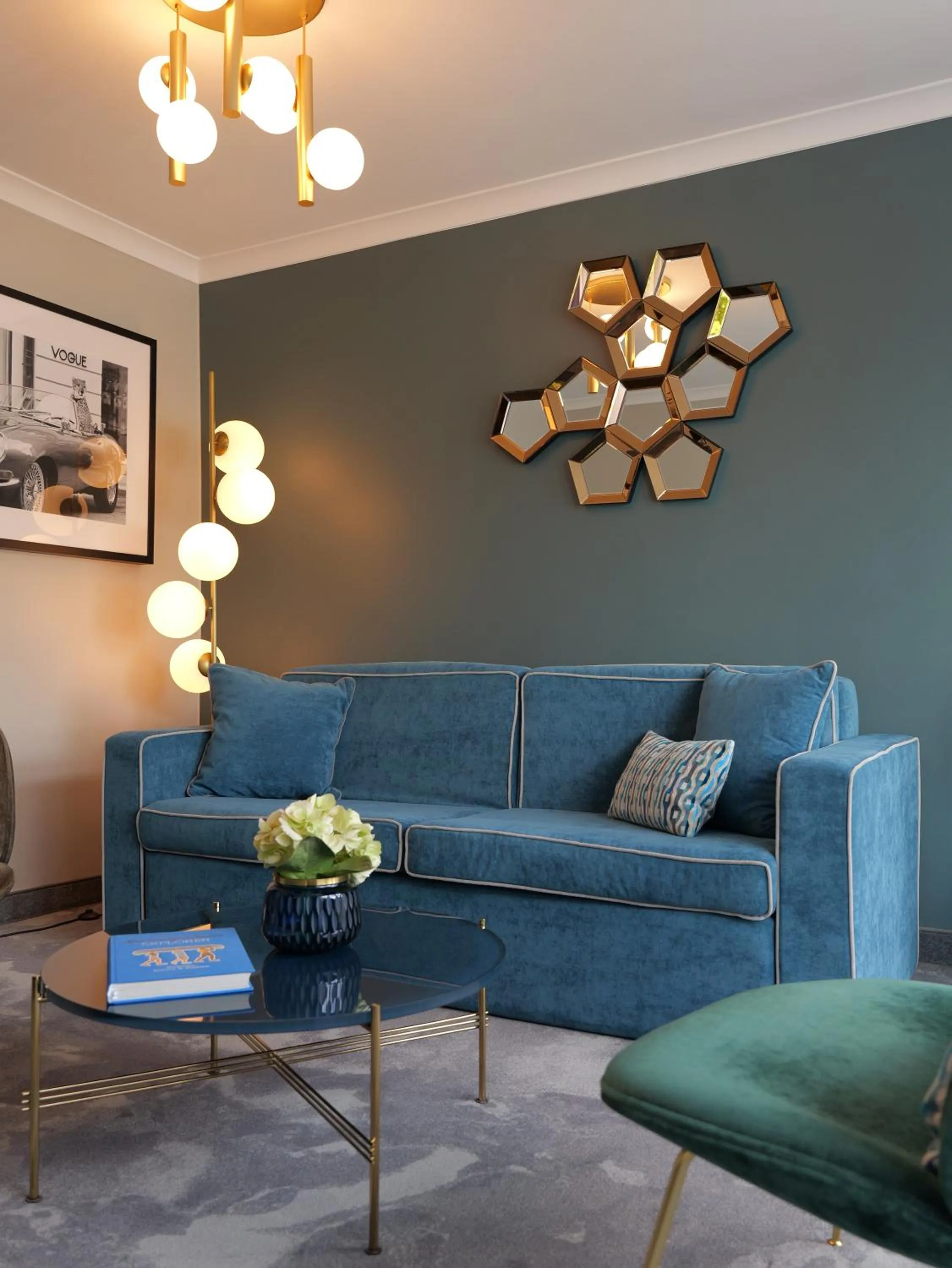 Living room in Hotel du Nord Alster - auf der Uhlenhorst - SELF CHECK-IN