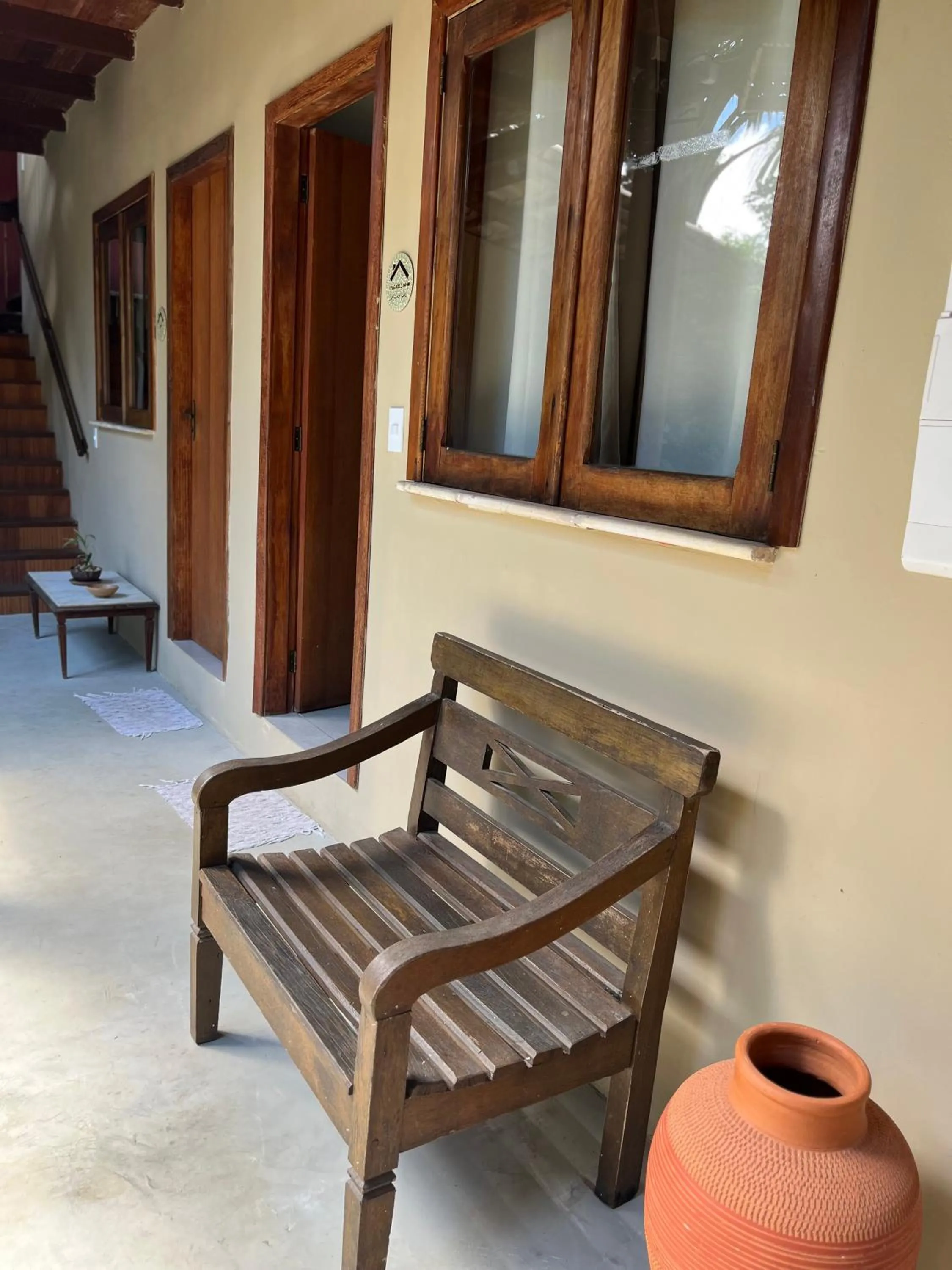 Balcony/Terrace in Pousada Vilarejo