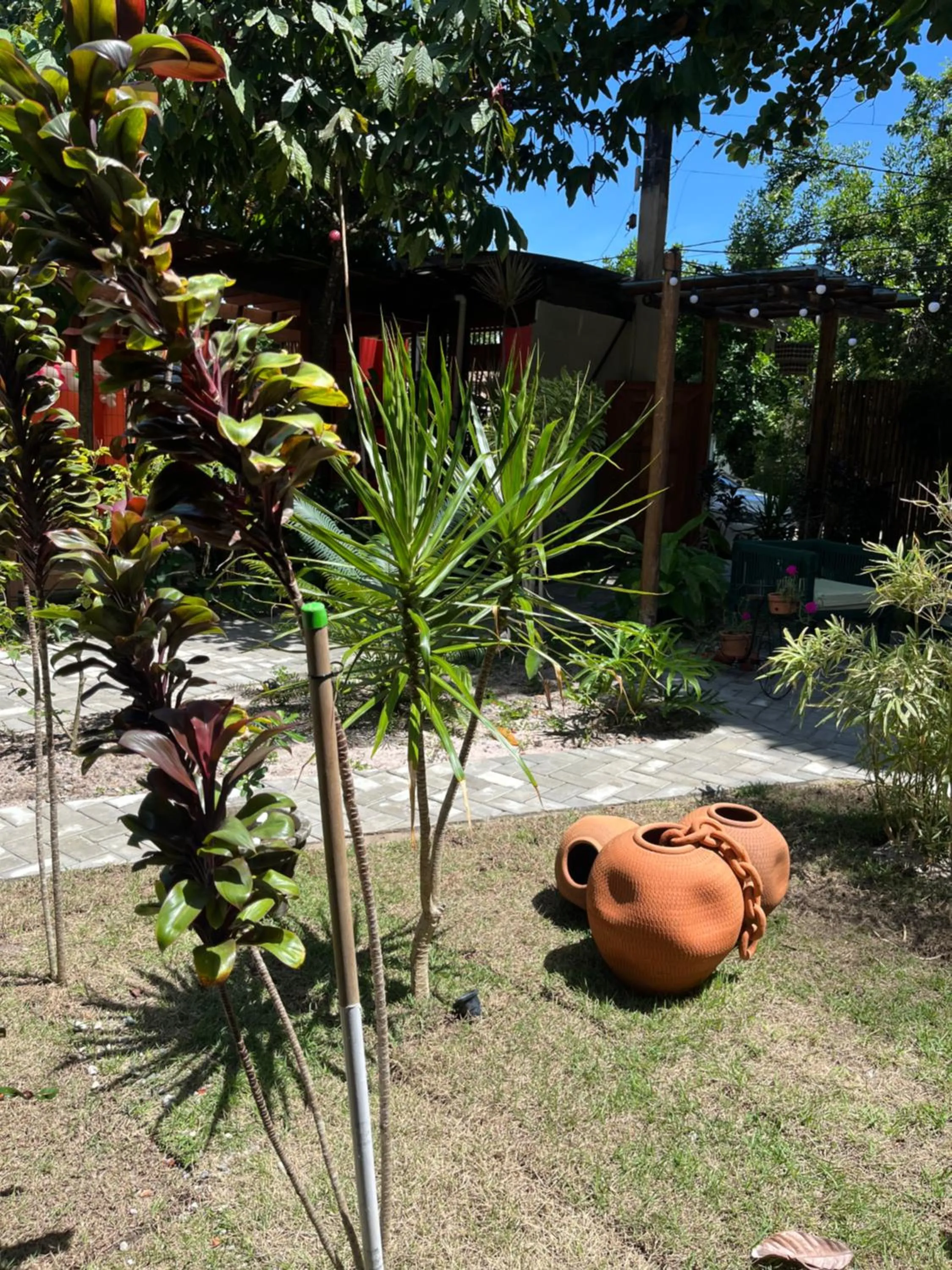 Garden view in Pousada Vilarejo