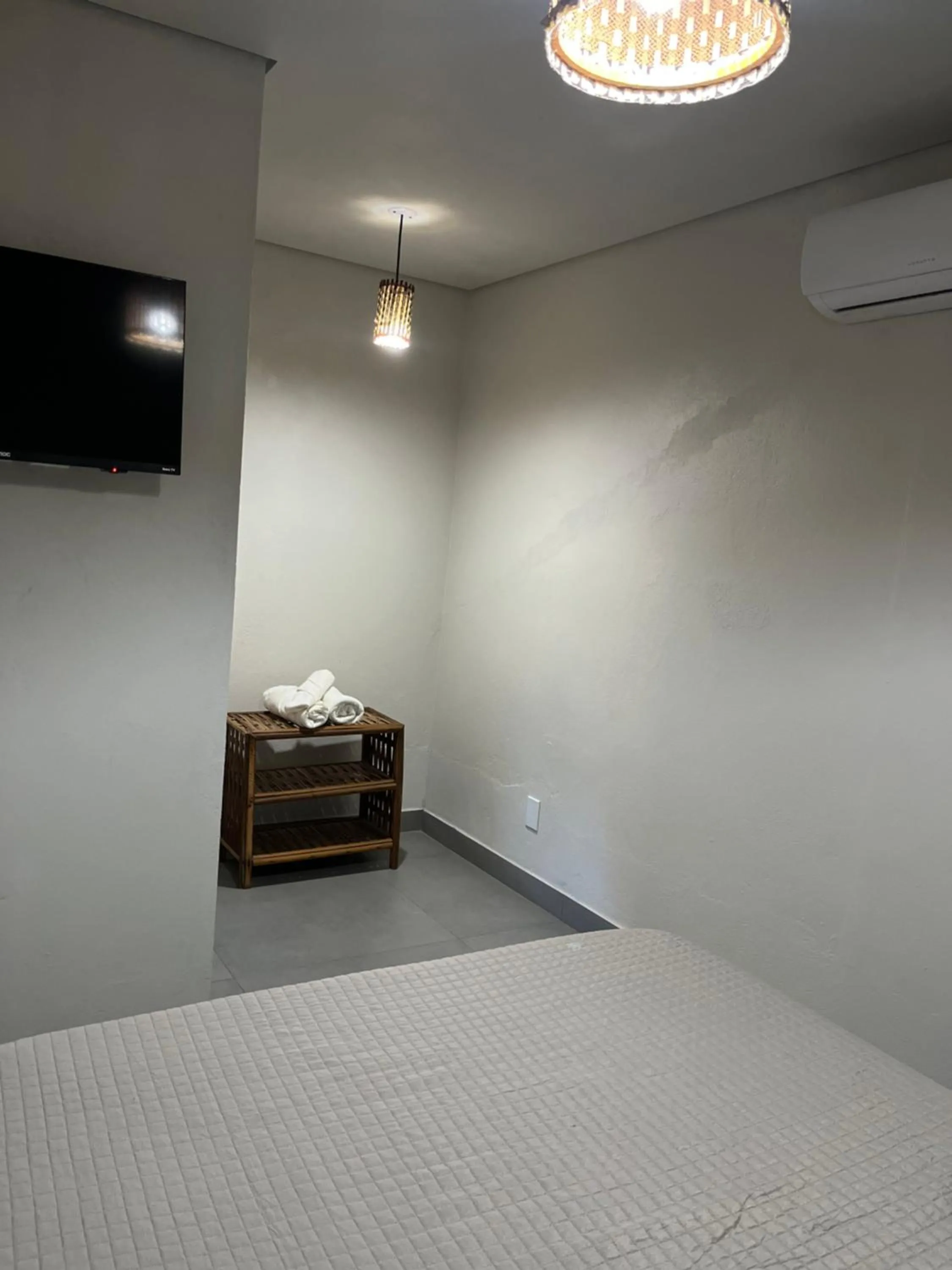 Bed in Pousada Vilarejo