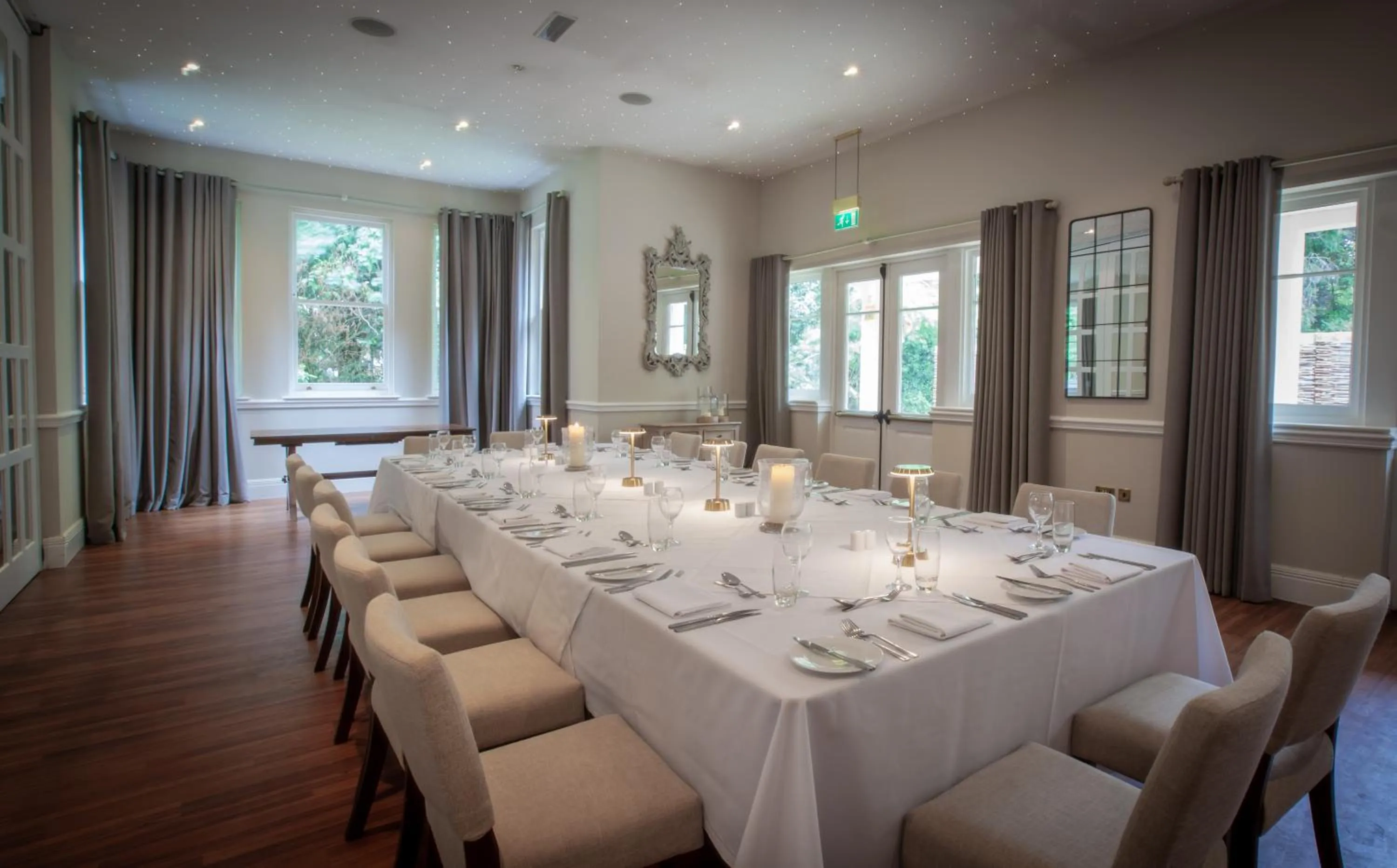 Dining area in The Dower House Hotel