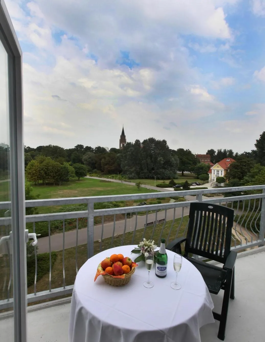 Balcony/Terrace in Parkhotel Neubrandenburg