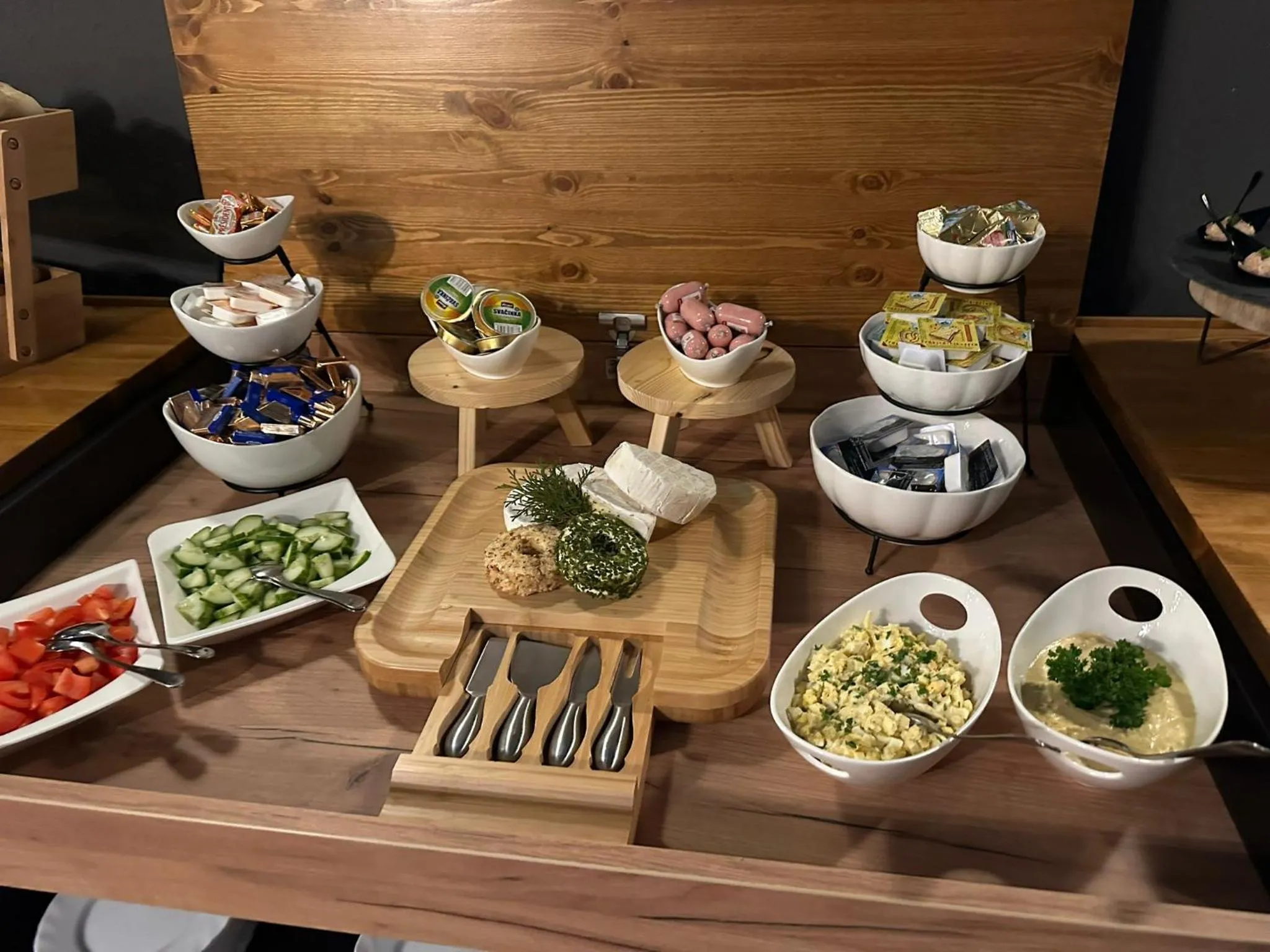 Buffet breakfast in Parkhotel Waldschlösschen