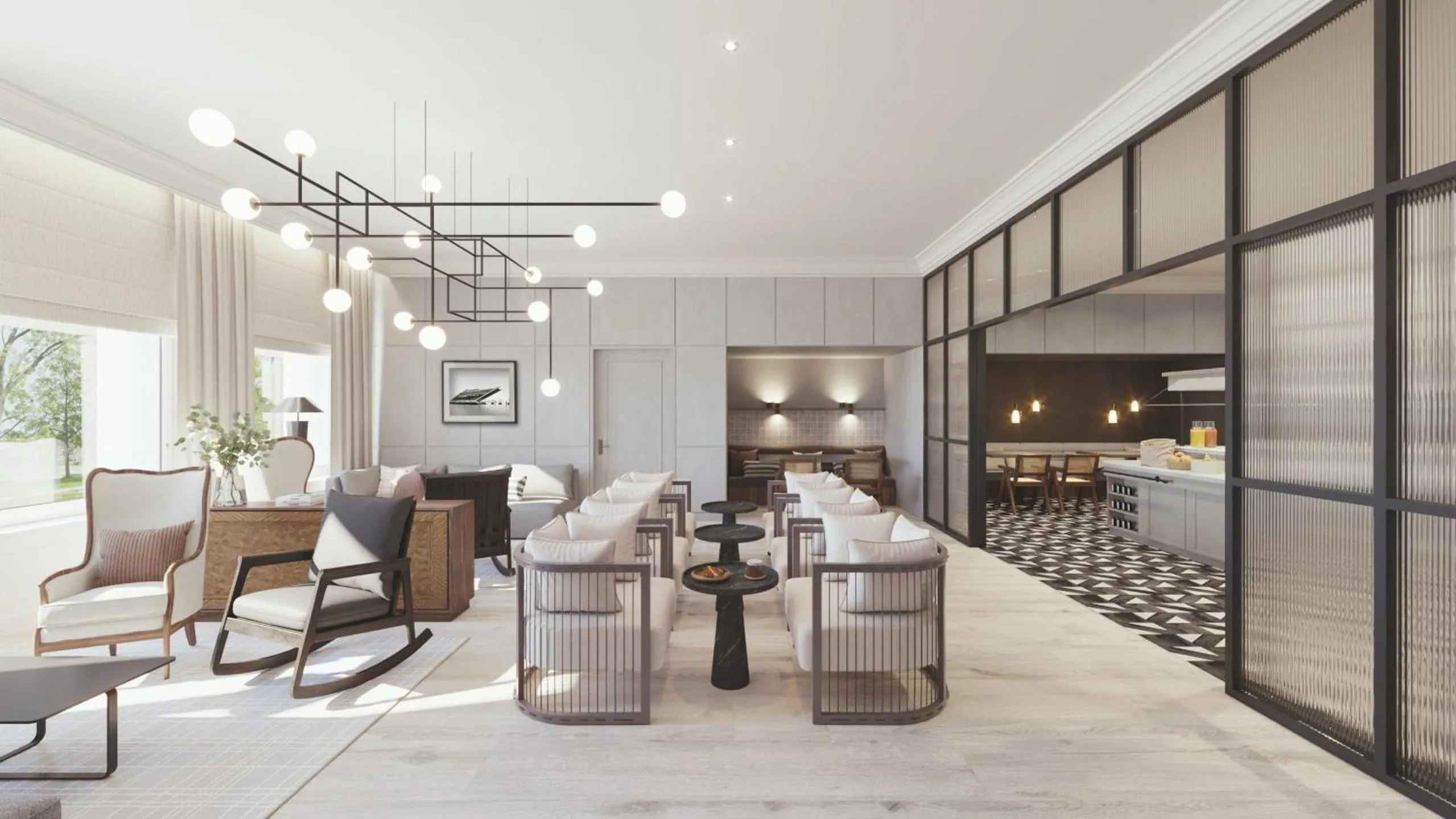 Seating area in Alster-Hof