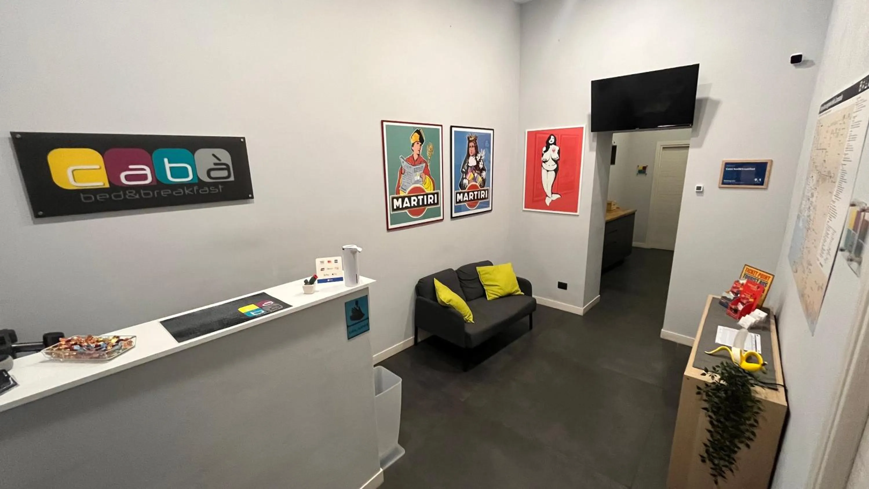 Lobby or reception in Cabà bed&breakfast