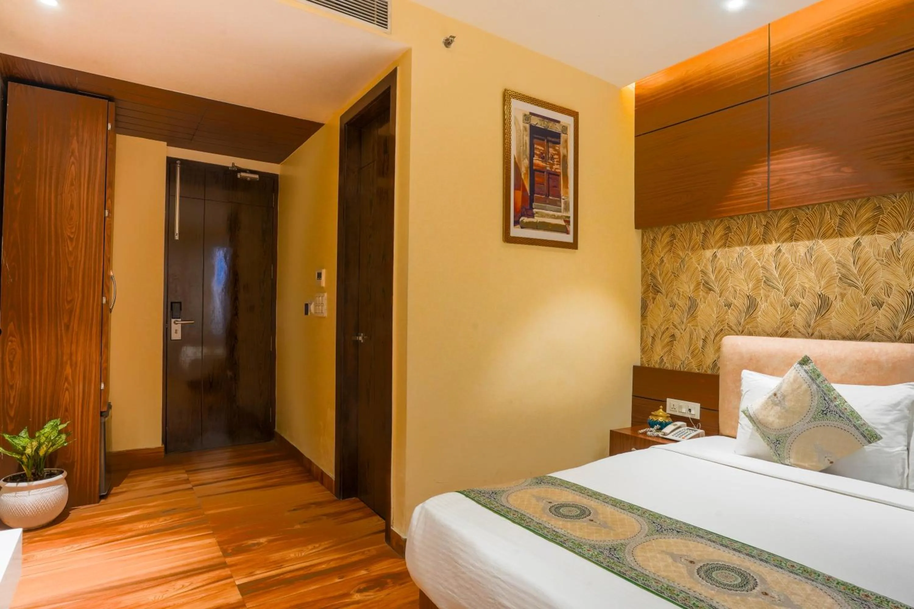 Bed in Stamps Golden Lagoon by Eight Continents - Opposite to Golden Temple