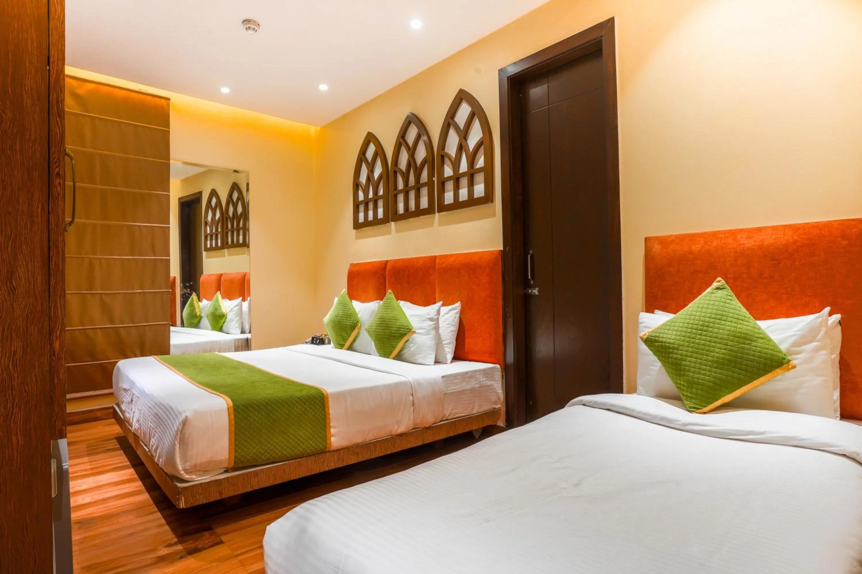 Bed in Stamps Golden Lagoon by Eight Continents - Opposite to Golden Temple