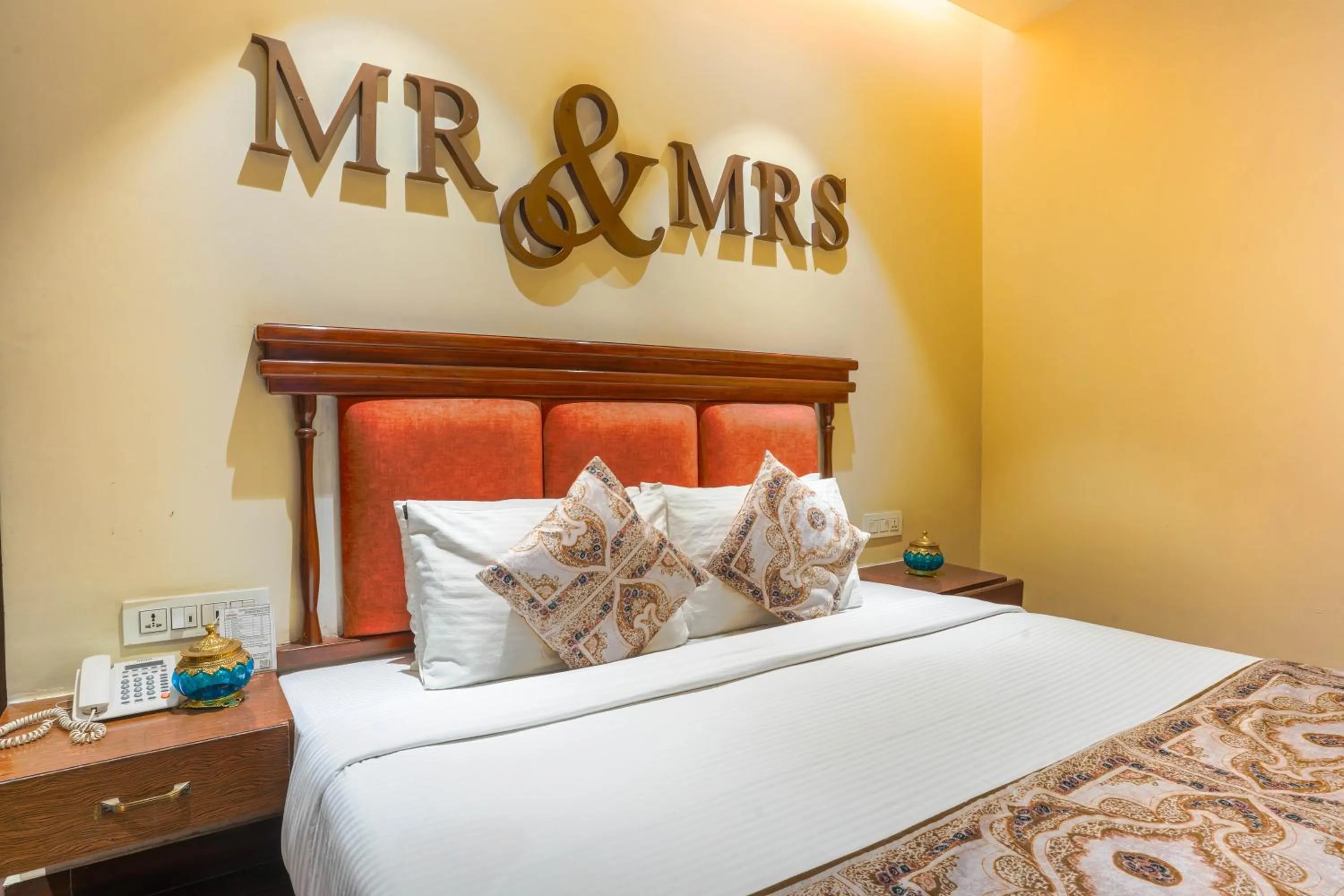 Bed in Stamps Golden Lagoon by Eight Continents - Opposite to Golden Temple