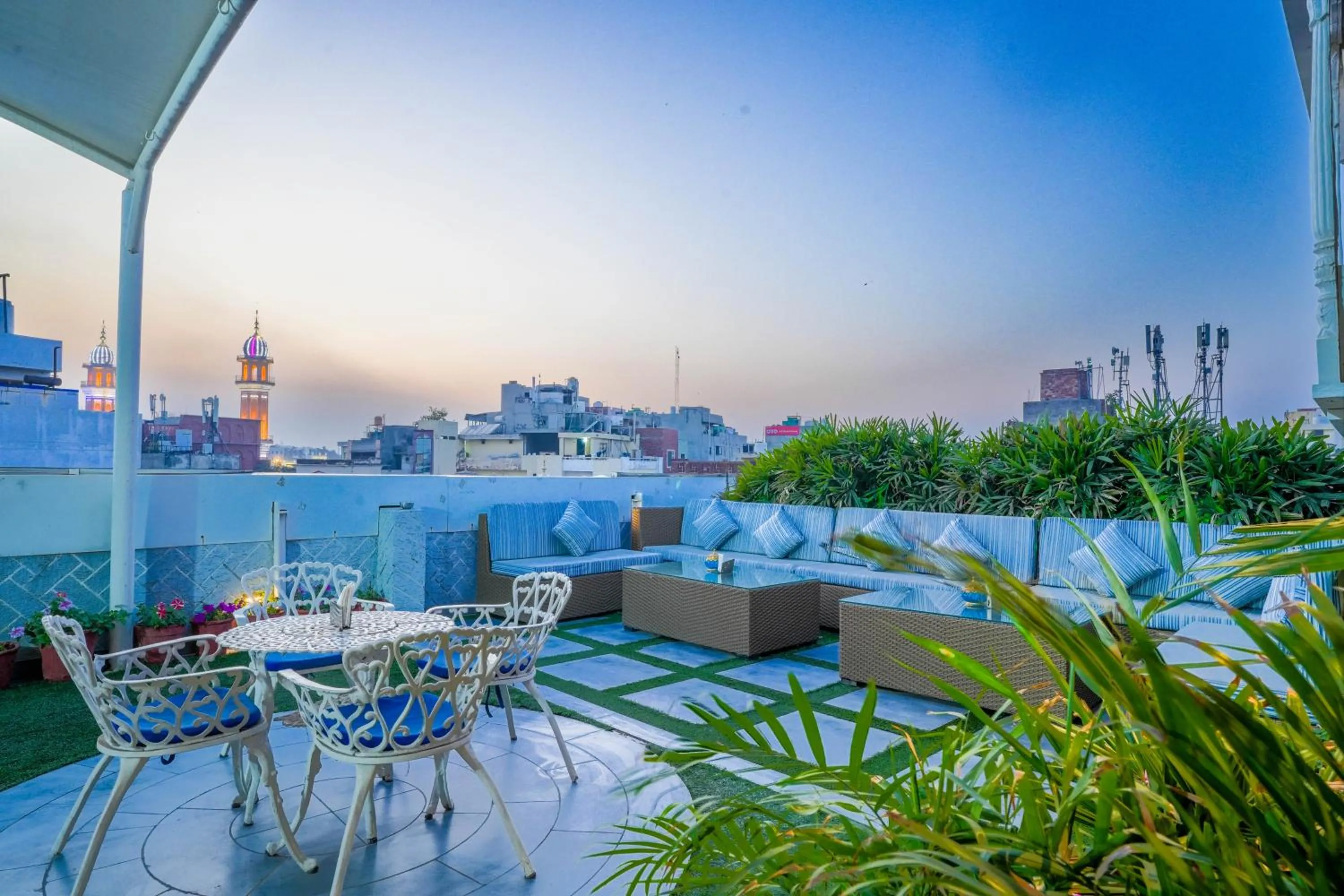 Balcony/Terrace in Stamps Golden Lagoon by Eight Continents - Opposite to Golden Temple