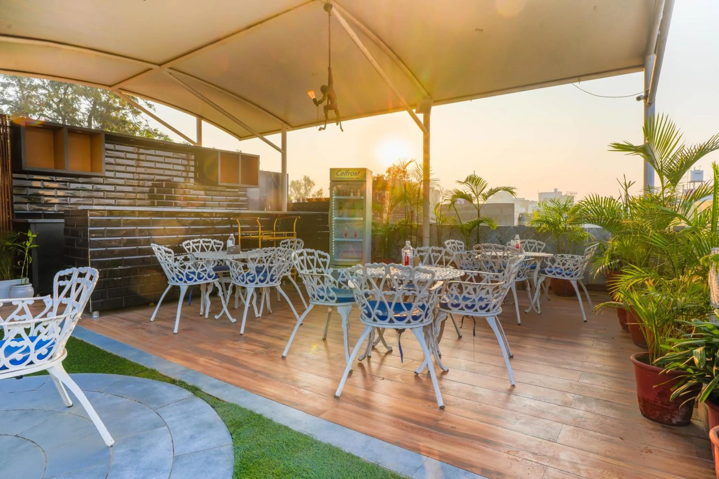 Balcony/Terrace in Stamps Golden Lagoon by Eight Continents - Opposite to Golden Temple