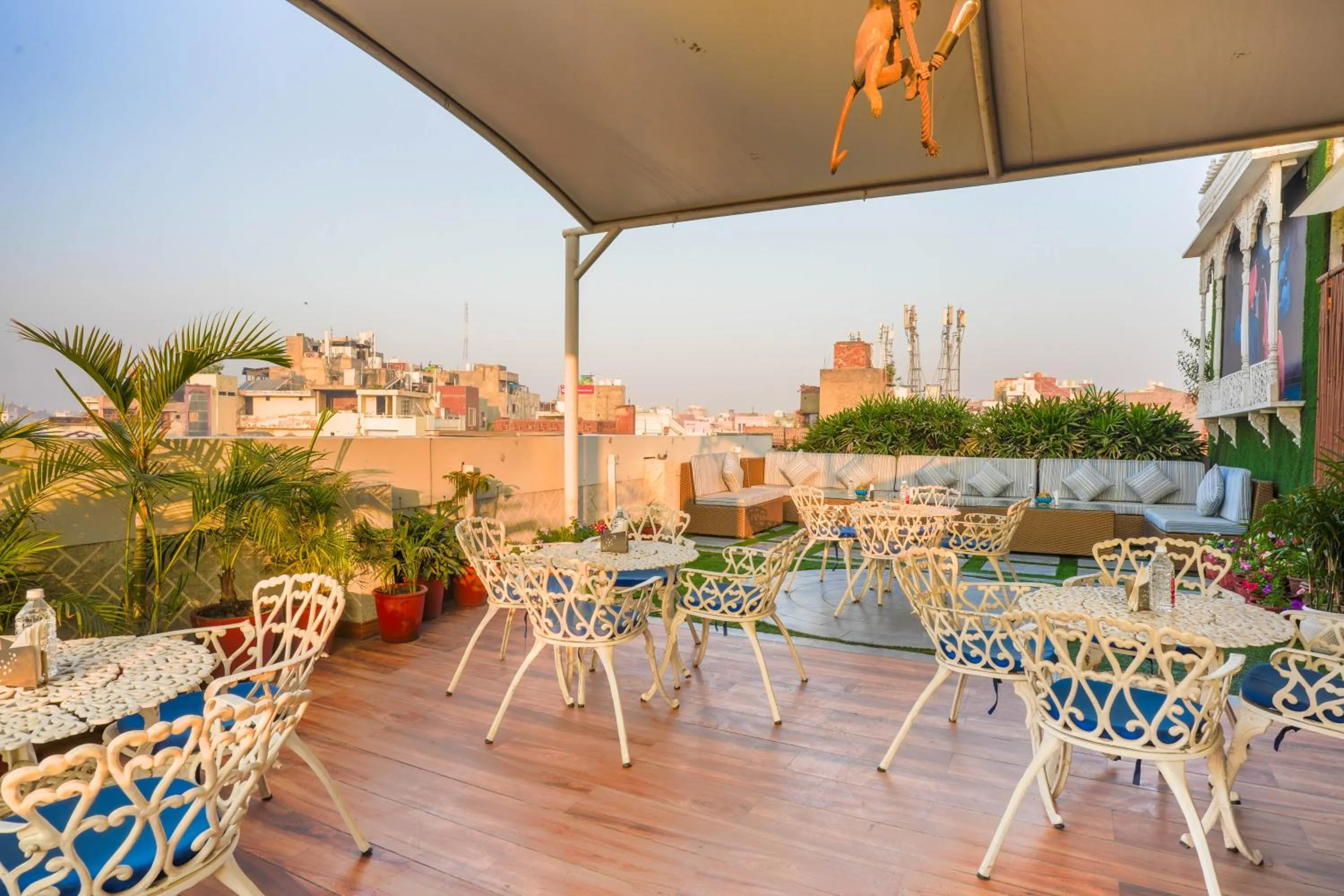 Balcony/Terrace in Stamps Golden Lagoon by Eight Continents - Opposite to Golden Temple